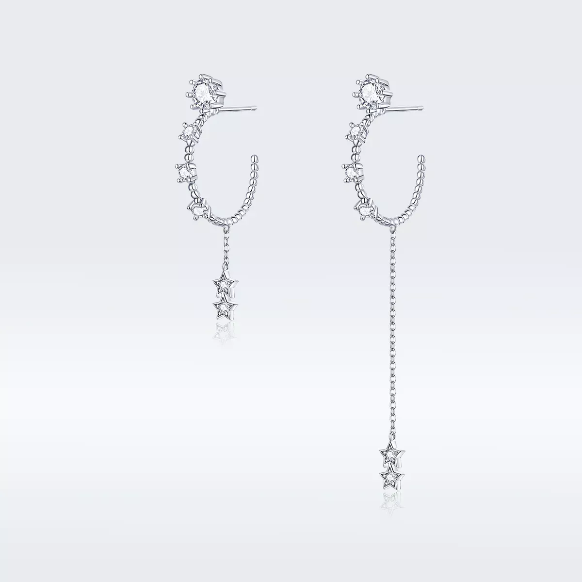Pandora Style Bright Hanging Earrings - BSE310