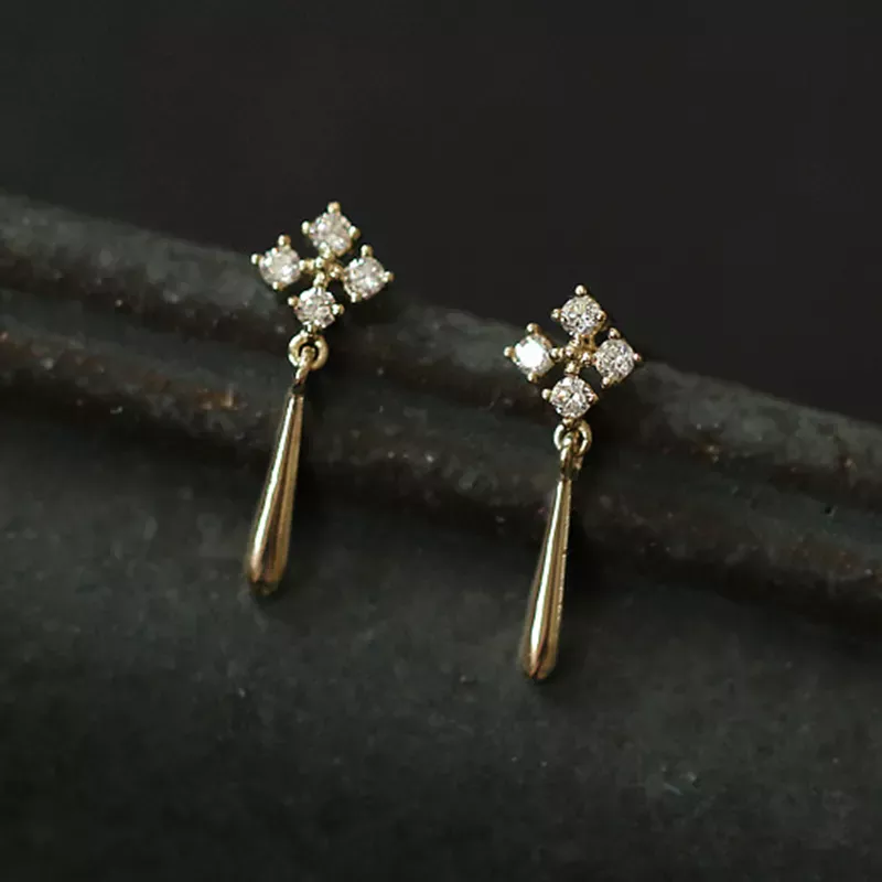 Pandora Style Delicate Hanging Earrings - BSE600-B