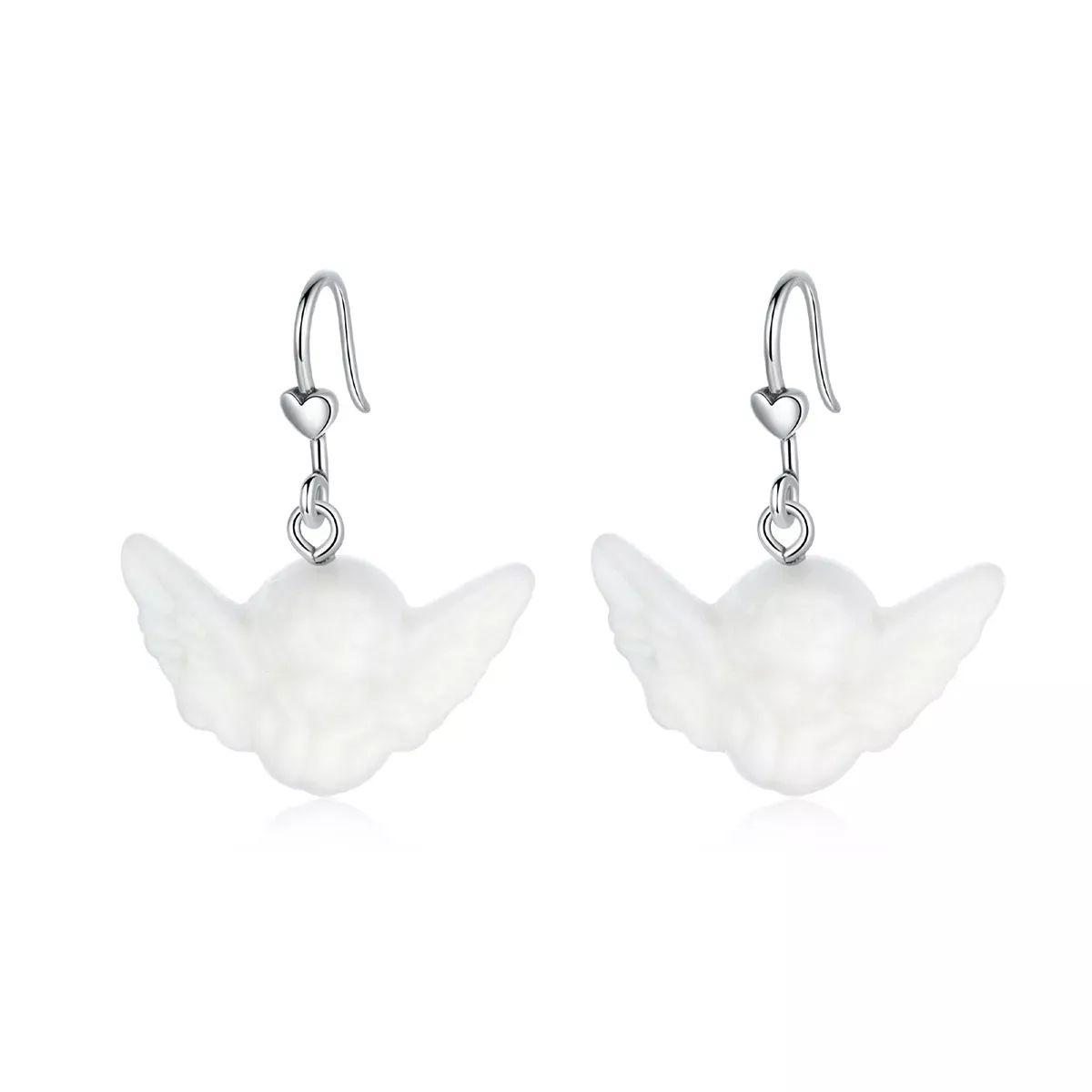 Pandora Style Little Angel Hanging Earrings - SCE944