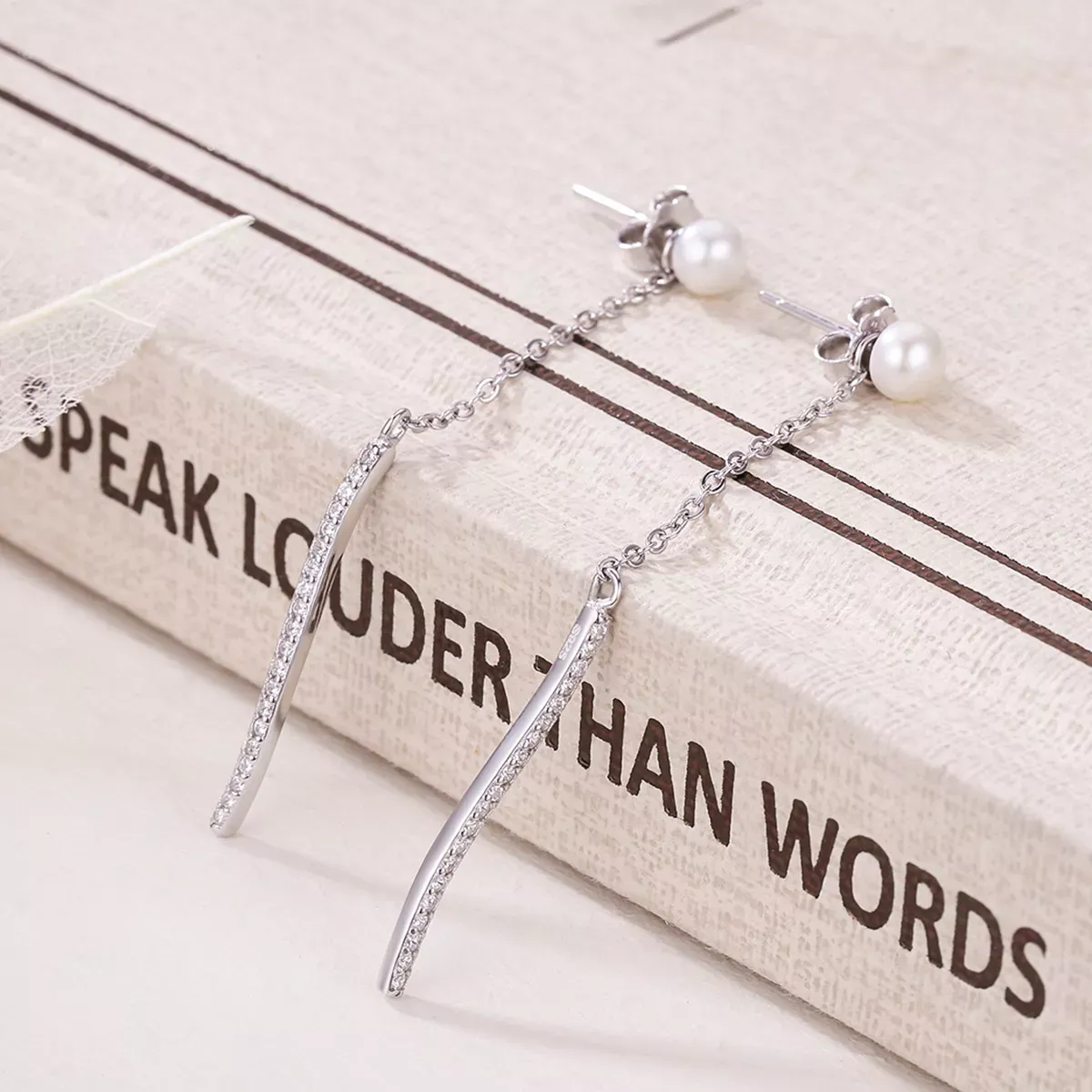 Pandora Style Love At First Sight Hanging Earrings - VSE126