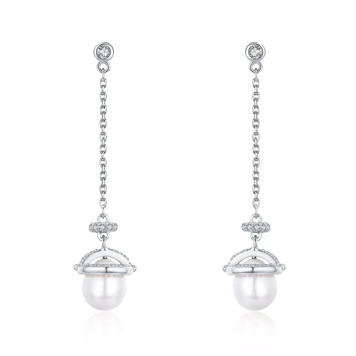 Pandora Style Romantic Melodious Hanging Earrings - VSE125