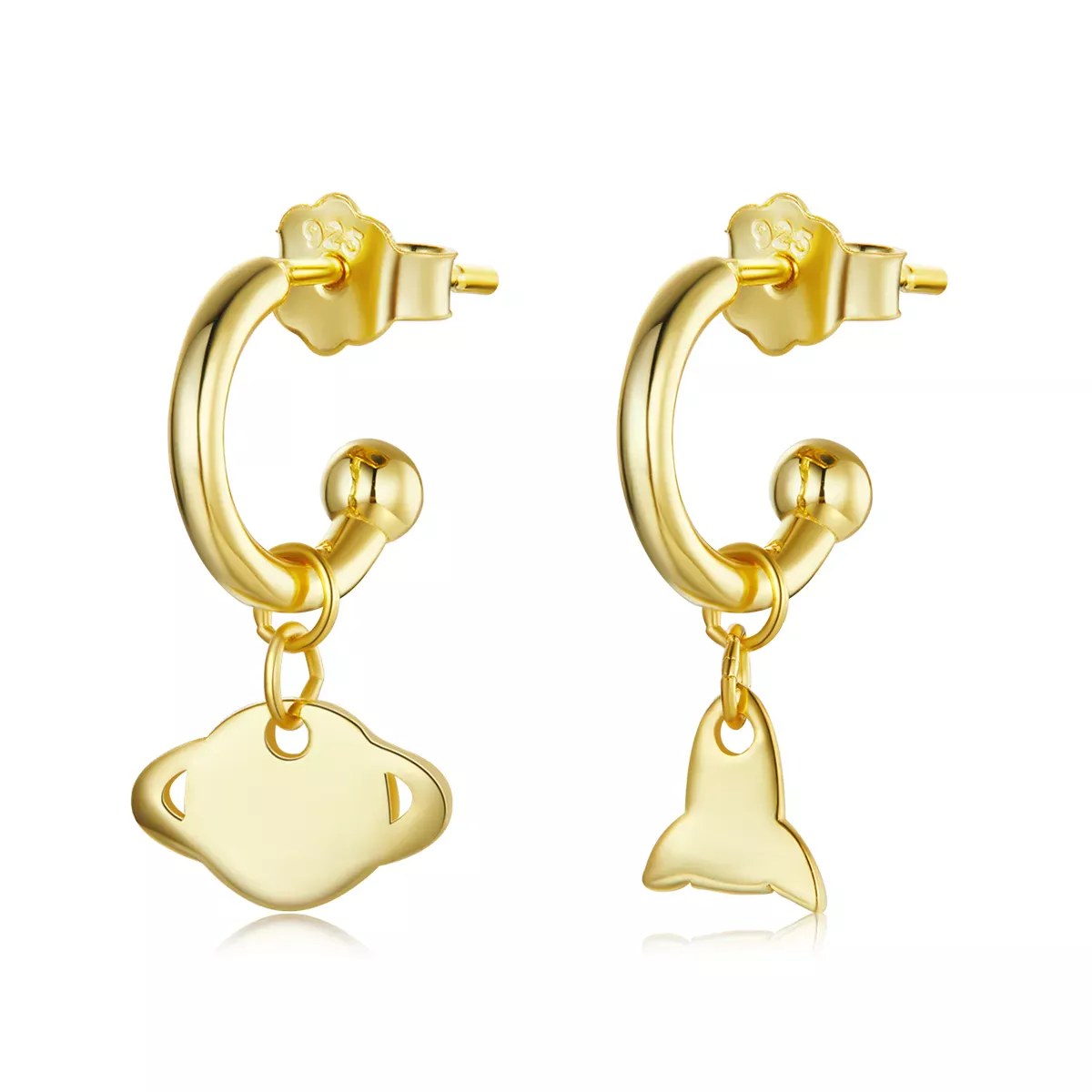 Pandora Style Taste Hanging Earrings - SCE1188-B Pandora Style Taste Hanging Earrings - SCE1188-B