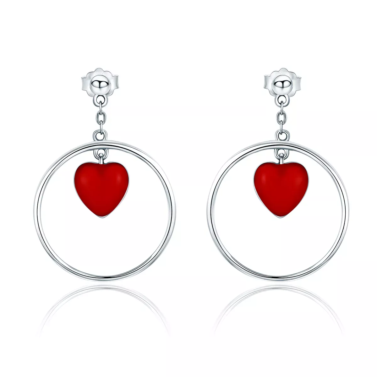 Pandora Style Throbbing Hanging Earrings - SCE360-A