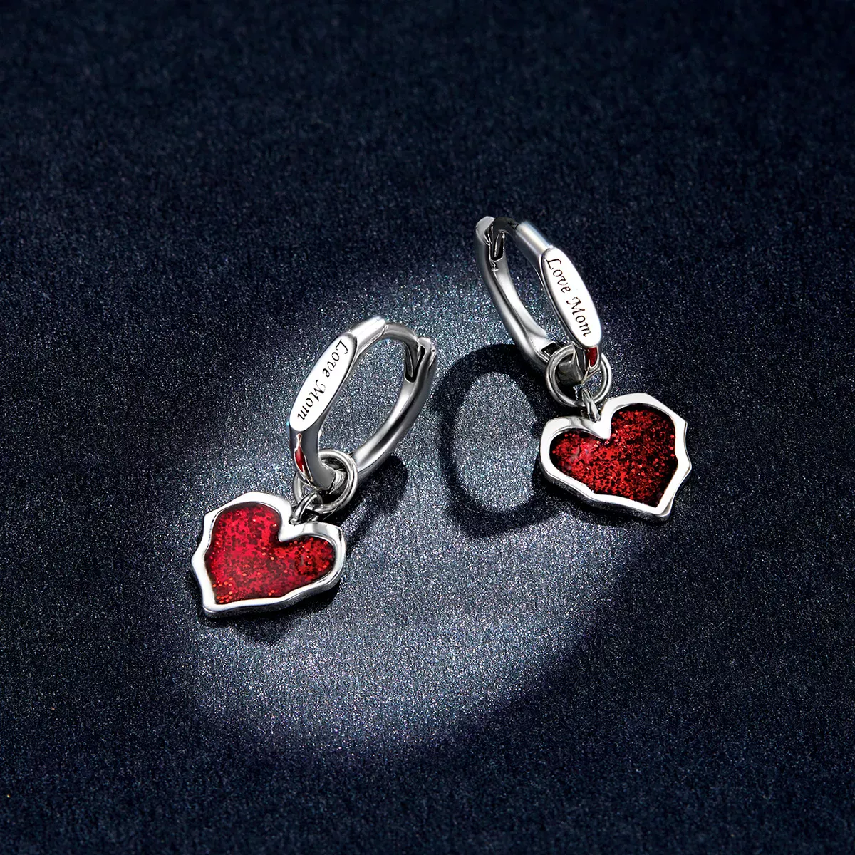 Pandora Style Close Lover Hoop Earrings - BSE484