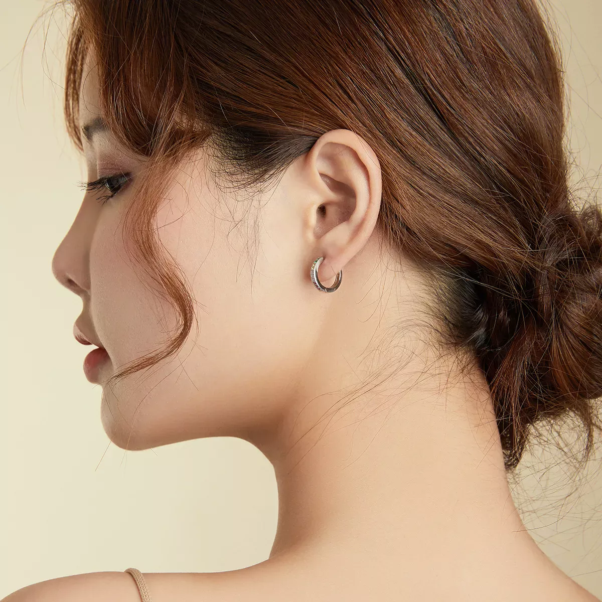 Pandora Style Colorful Hoop Earrings - BSE459