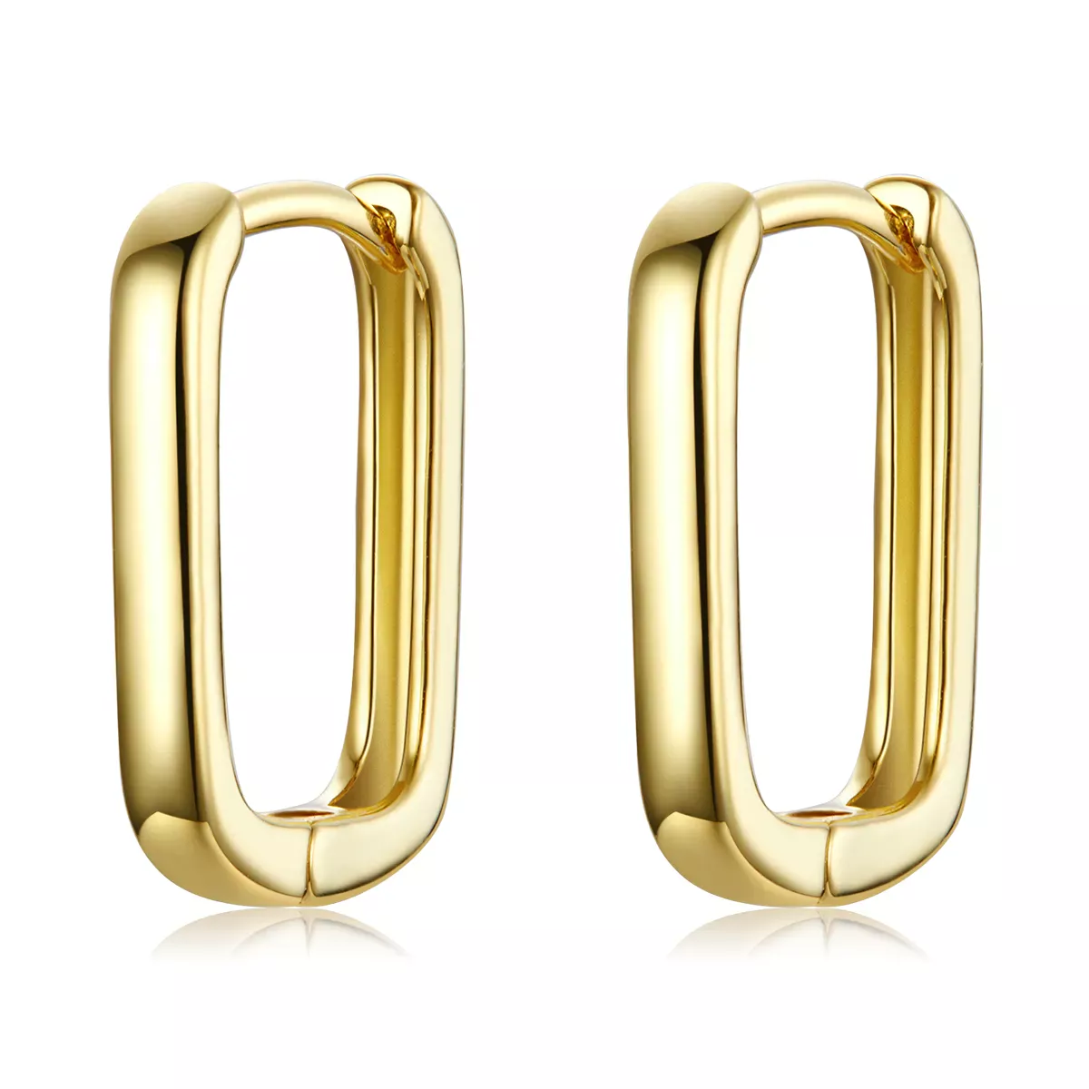 Pandora Style French Hoop Earrings - BSE478-B