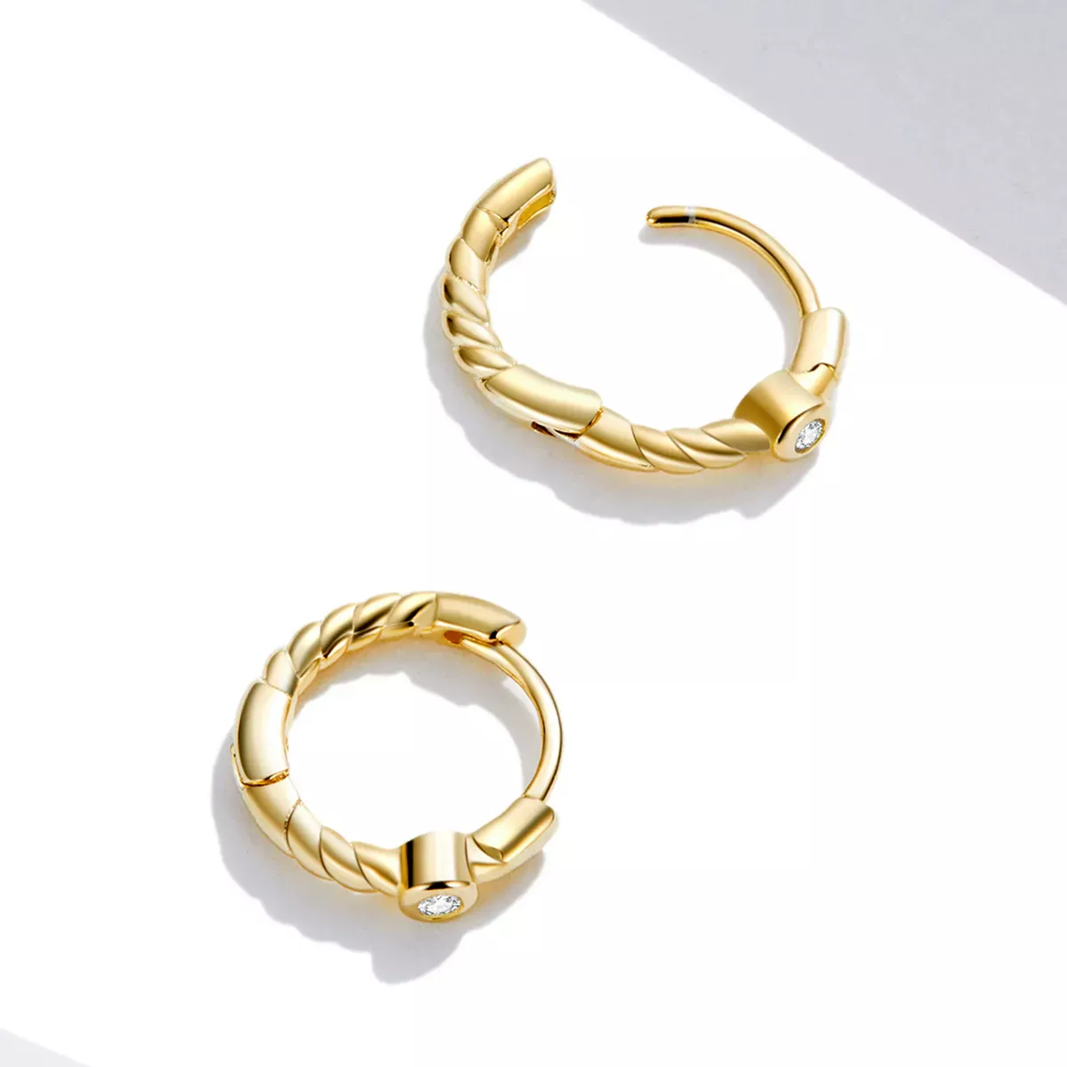 Pandora Style French Hoop Earrings - SCE1255