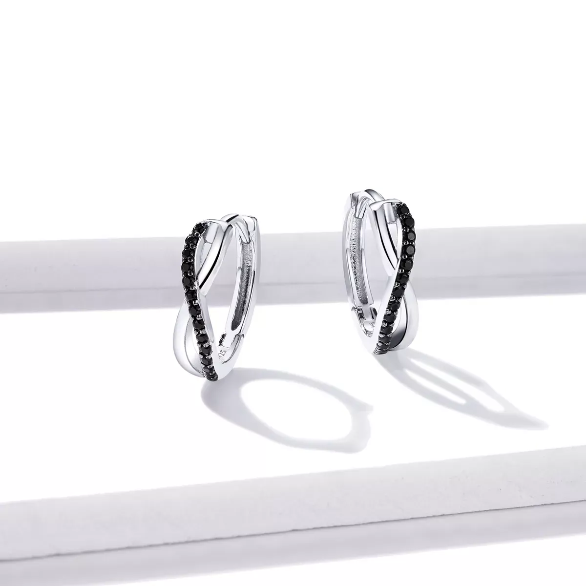 Pandora Style Infinity Symbol Hoop Earrings - BSE399