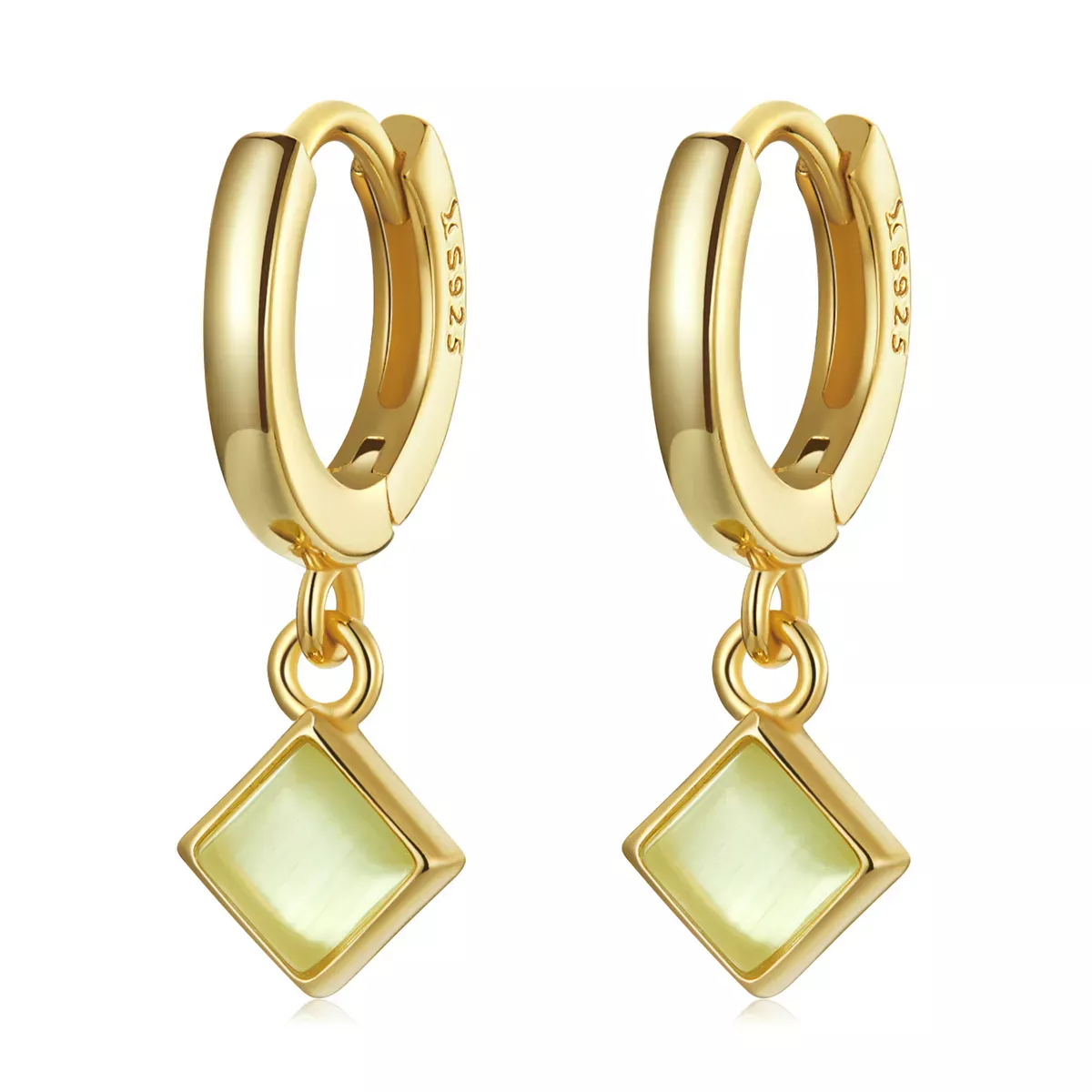Pandora Style Simple Geometry Hoop Earrings - SCE1322 Pandora Style Simple Geometry Hoop Earrings - SCE1322