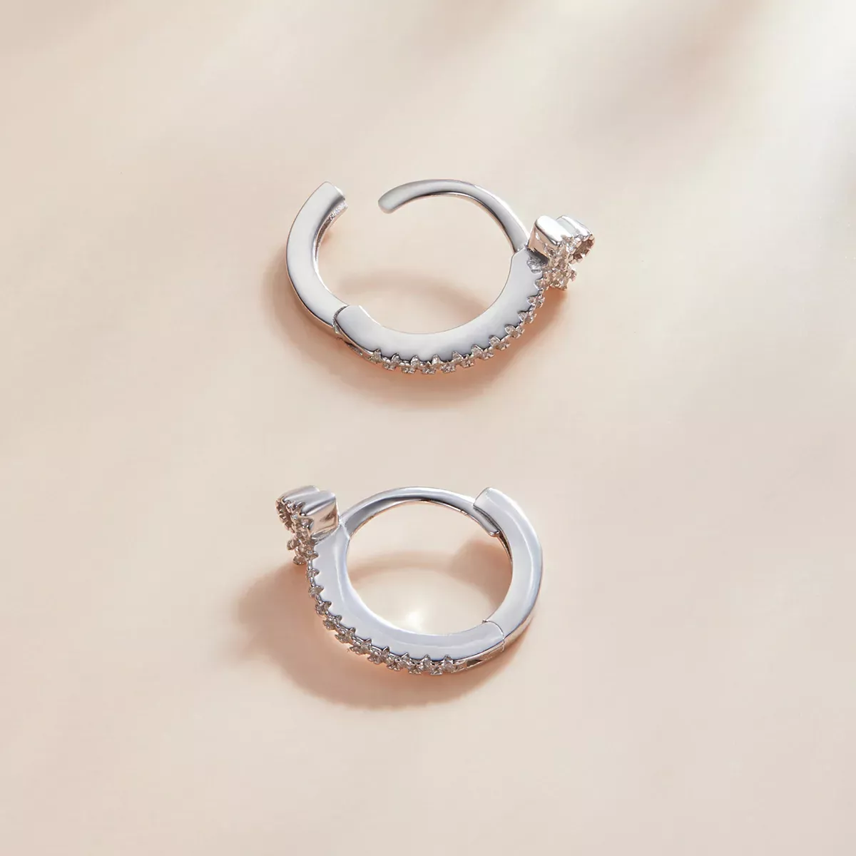 Pandora Style Urban Fashion Hoop Earrings - SCE1186-A