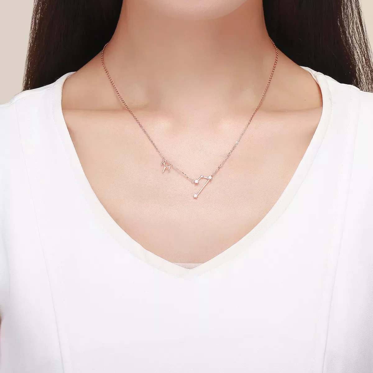 Pandora Style Aries Necklace - BSN023