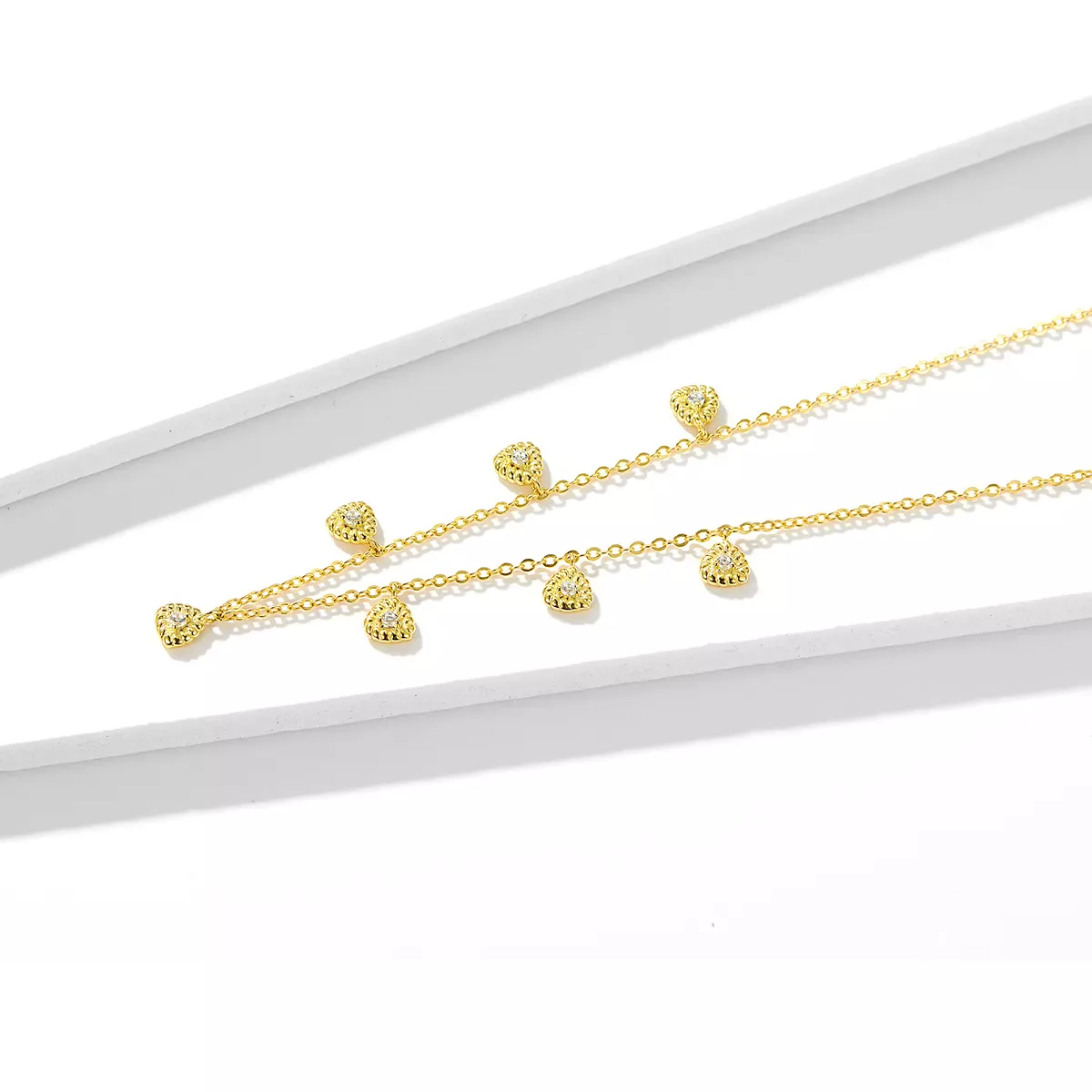 Pandora Style Braided Geometry Necklace - BSN136