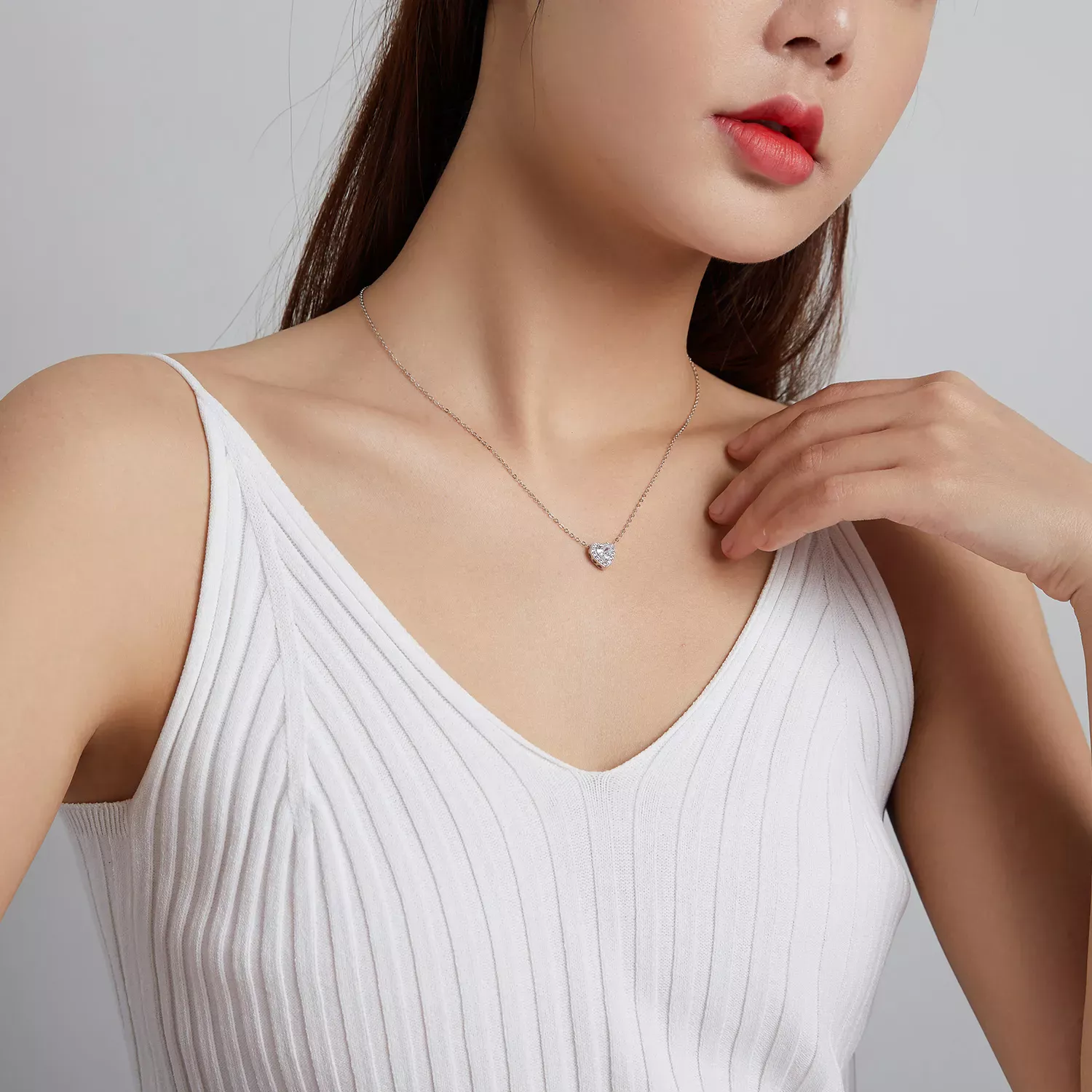 Pandora Style Bright Love Necklace - SCN455