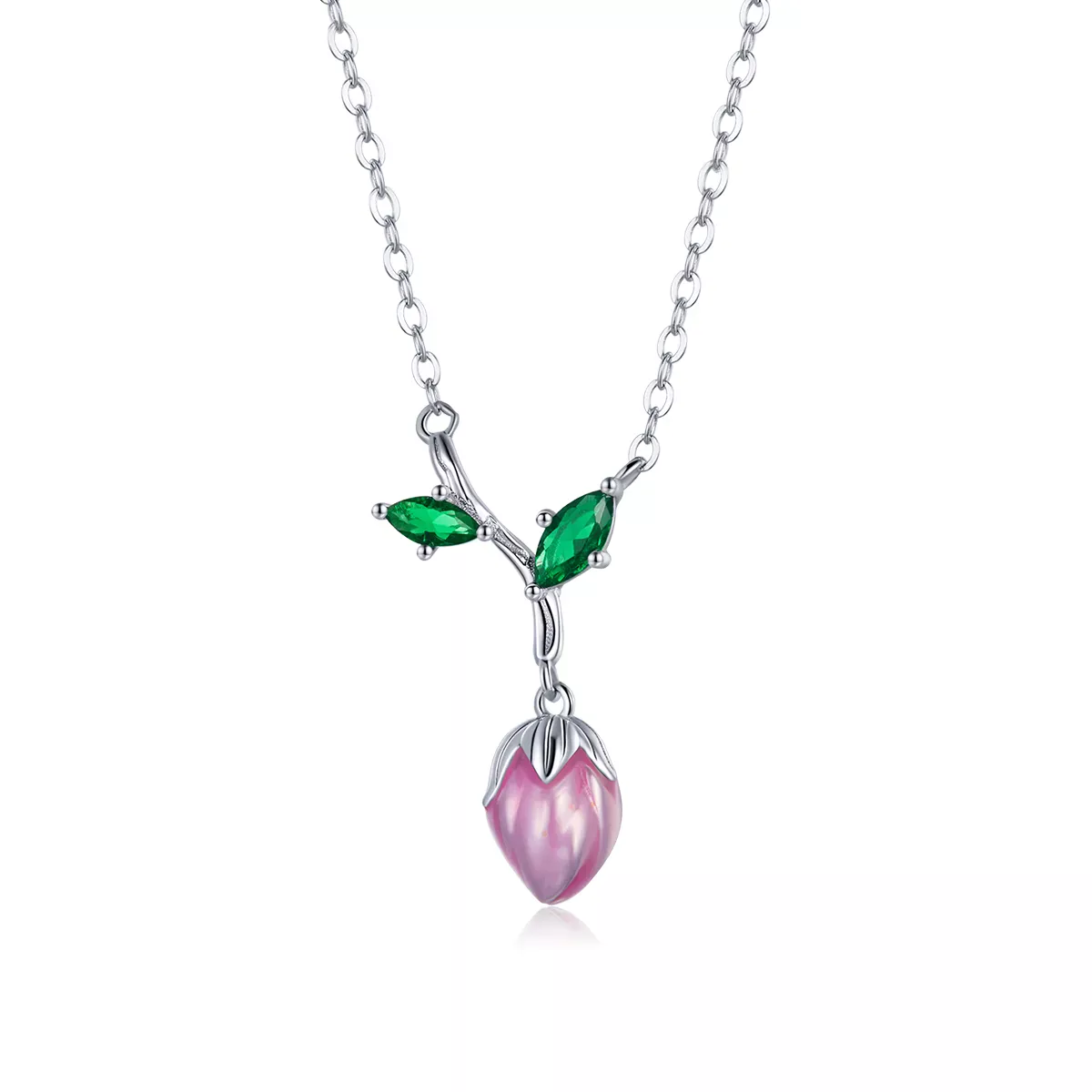 Pandora Style Budding Stamens Necklace - BSN214 Pandora Style Budding Stamens Necklace - BSN214