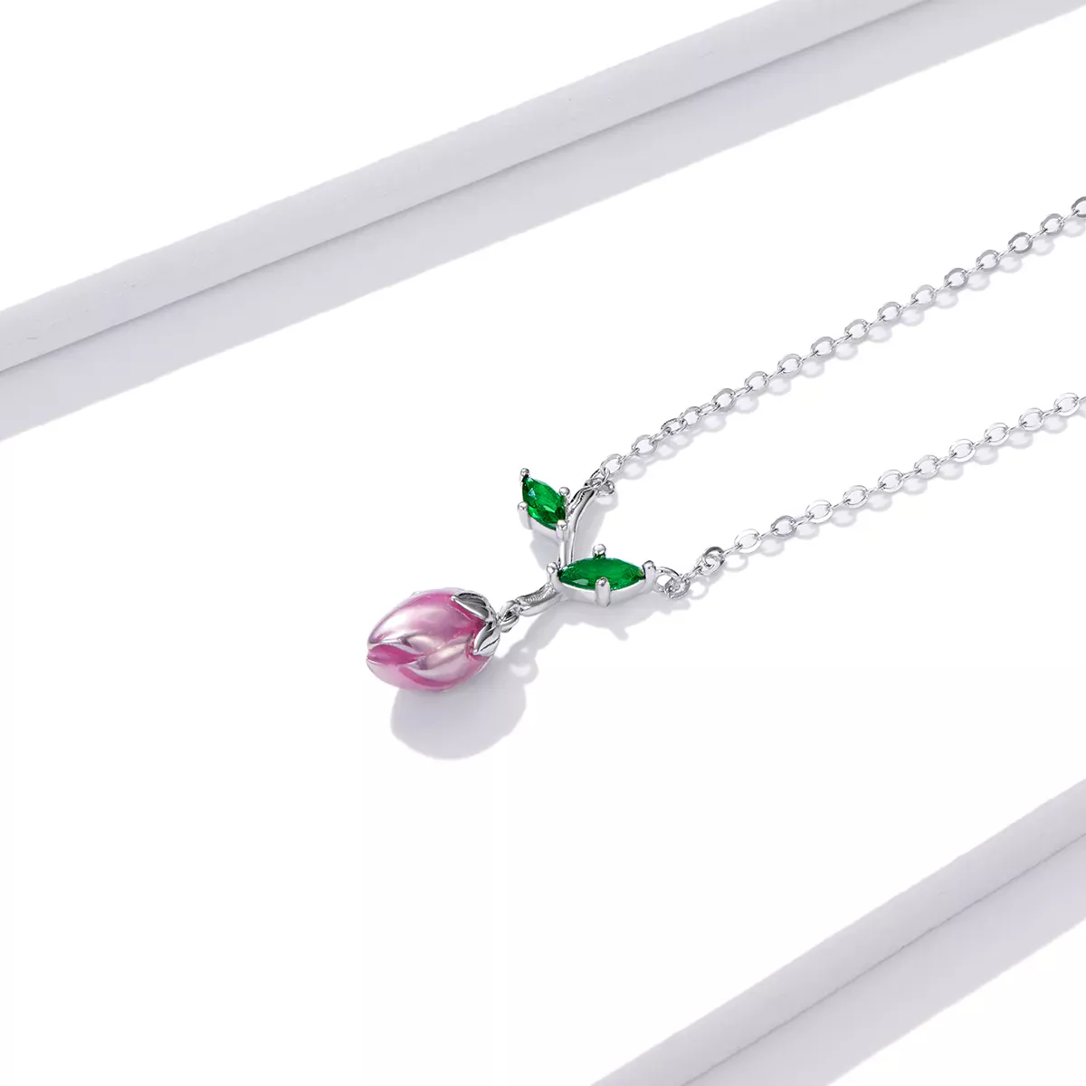 Pandora Style Budding Stamens Necklace - BSN214