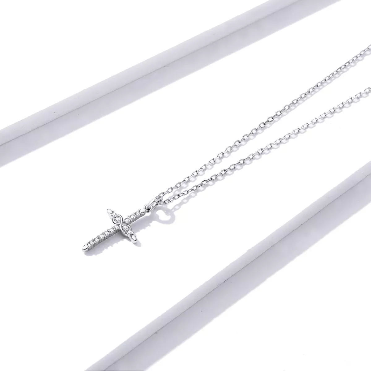 Pandora Style Cross of Love Necklace - BSN184