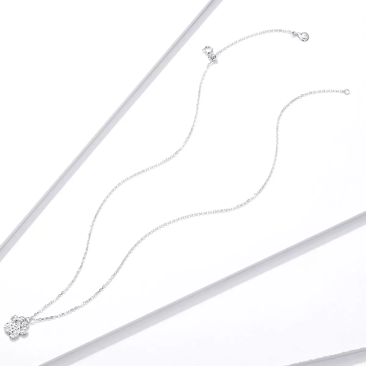 Pandora Style Cute Dog Paw Necklace - BSN204