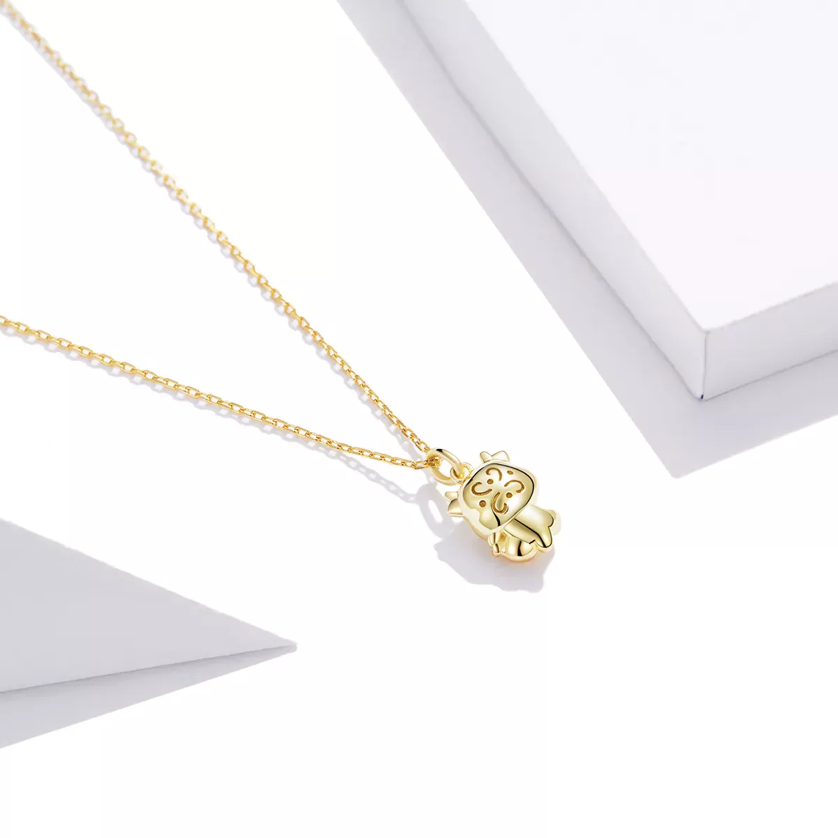 Pandora Style Cute Lucky Cow Necklace - SCN444