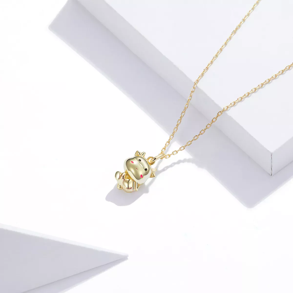 Pandora Style Cute Lucky Cow Necklace - SCN444