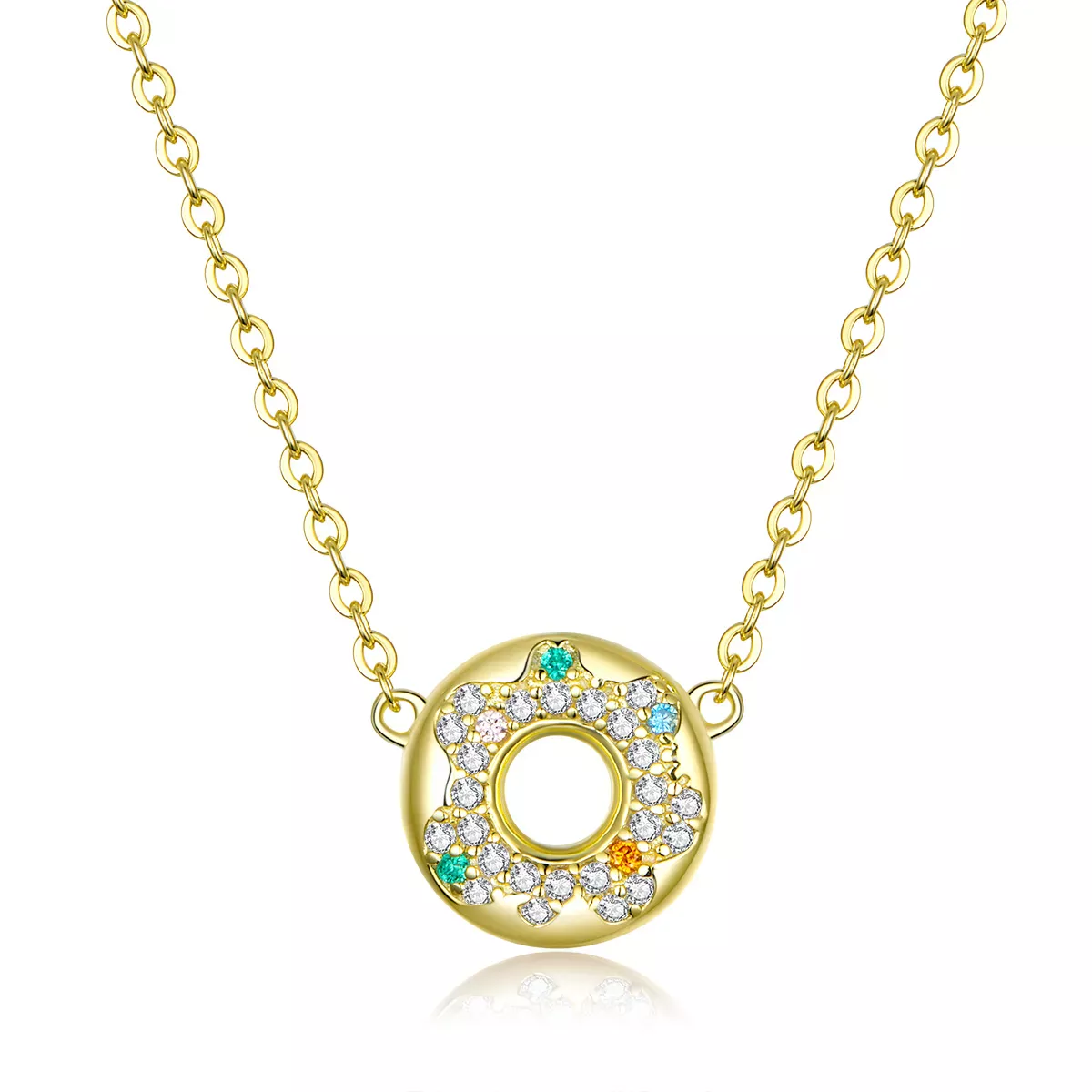 Pandora Style Donut Necklace - BSN118