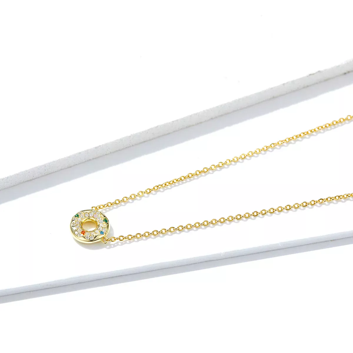 Pandora Style Donut Necklace - BSN118