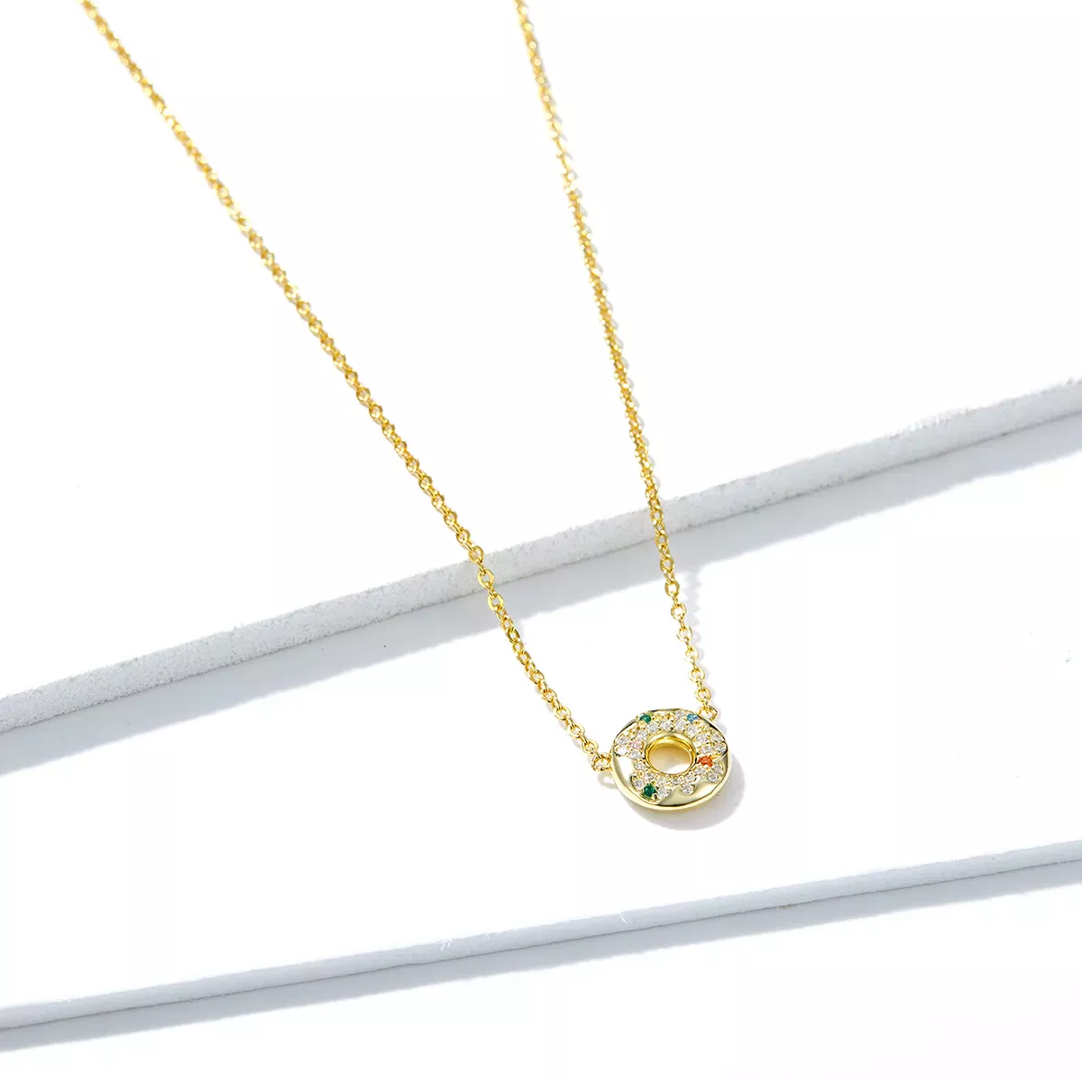Pandora Style Donut Necklace - BSN118