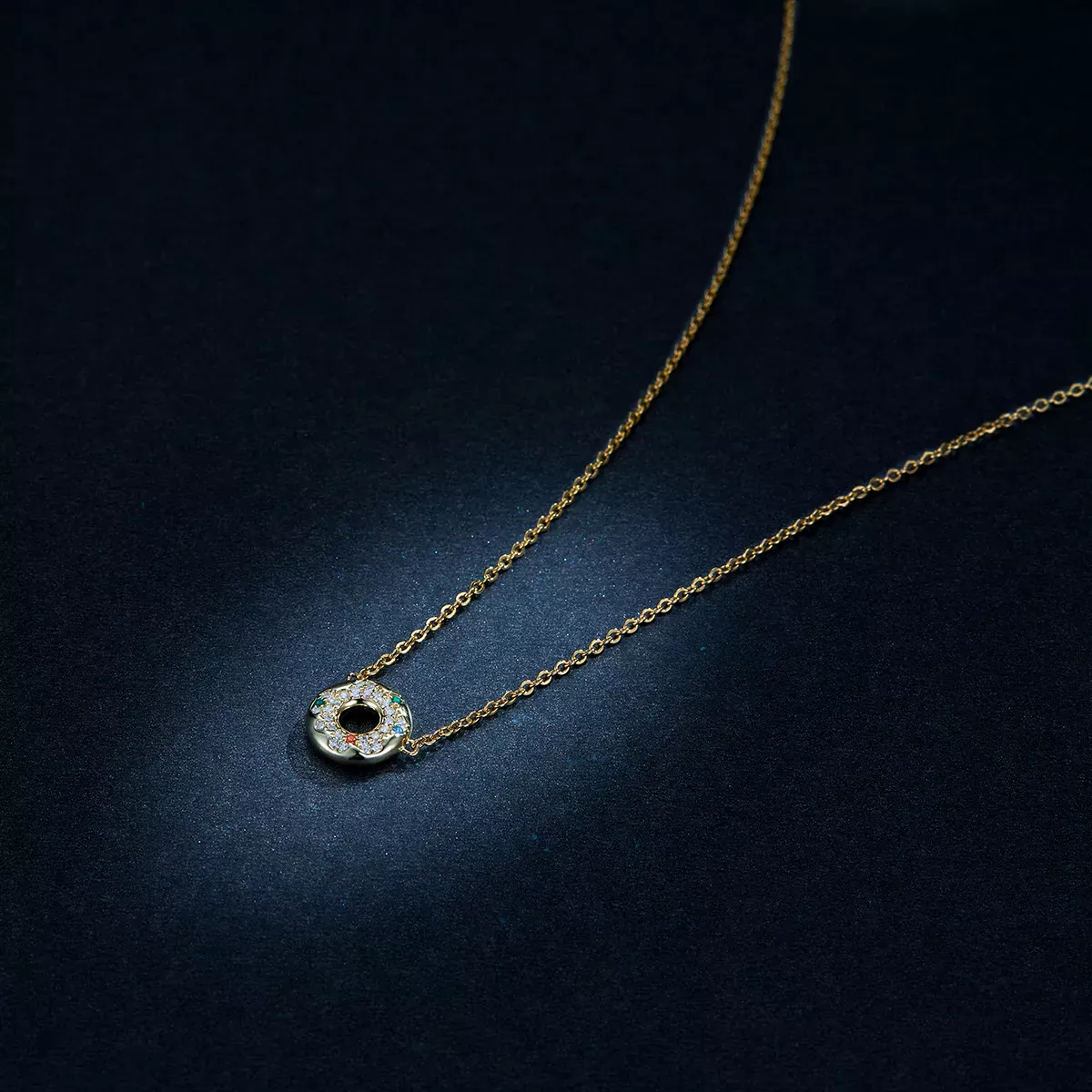 Pandora Style Donut Necklace - BSN118