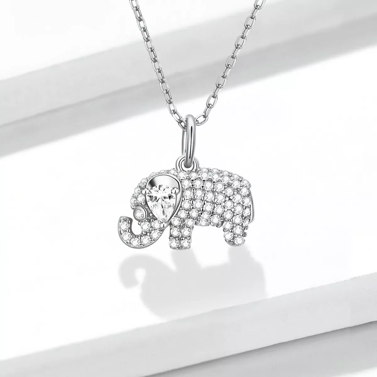Pandora Style Exquisite Elephant Necklace - BSN239-A