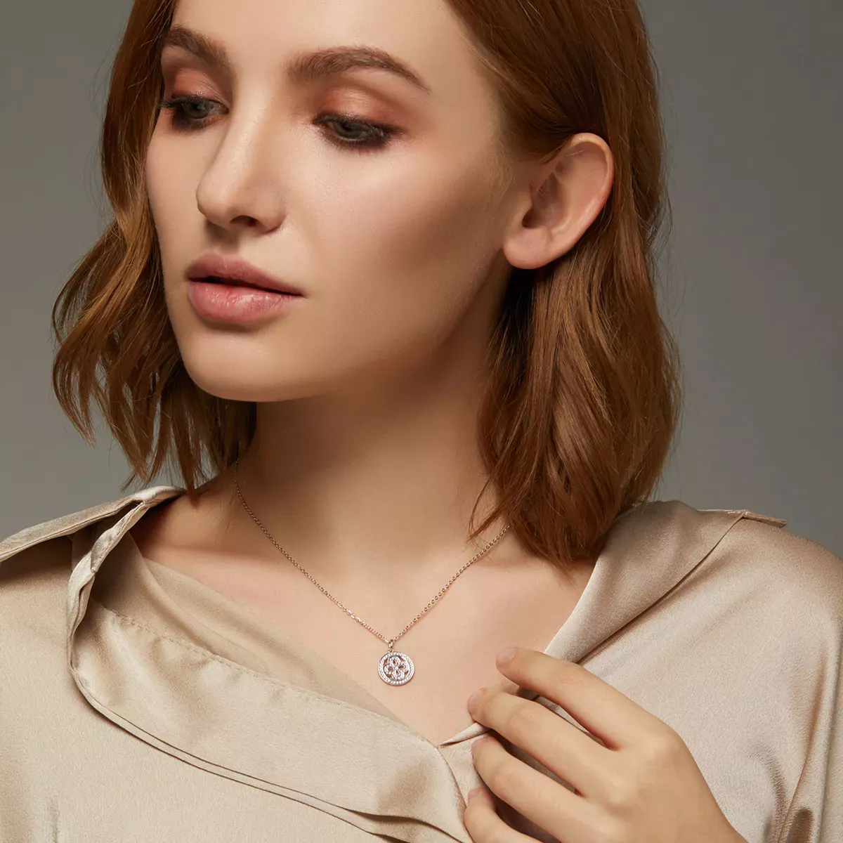 Pandora Style Four Leaf Clover Necklace - BSN142