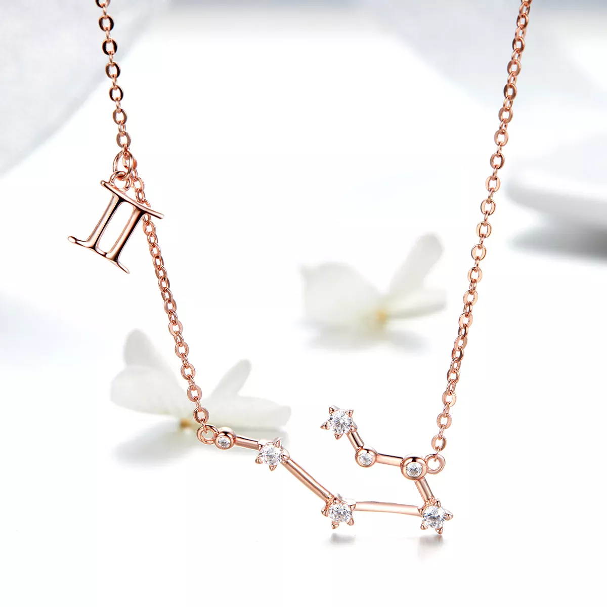 Pandora Style Gemini Necklace - BSN015