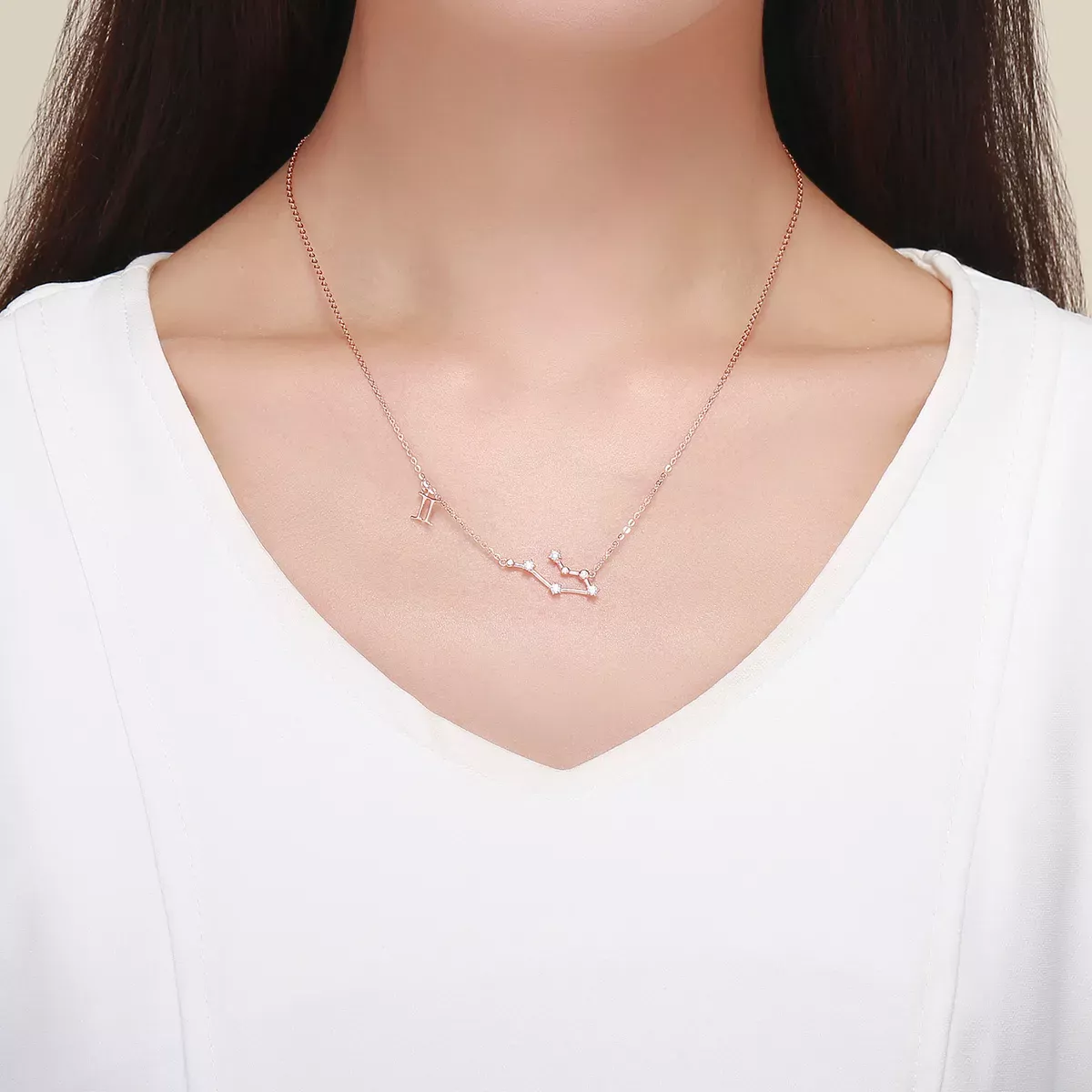 Pandora Style Gemini Necklace - BSN015