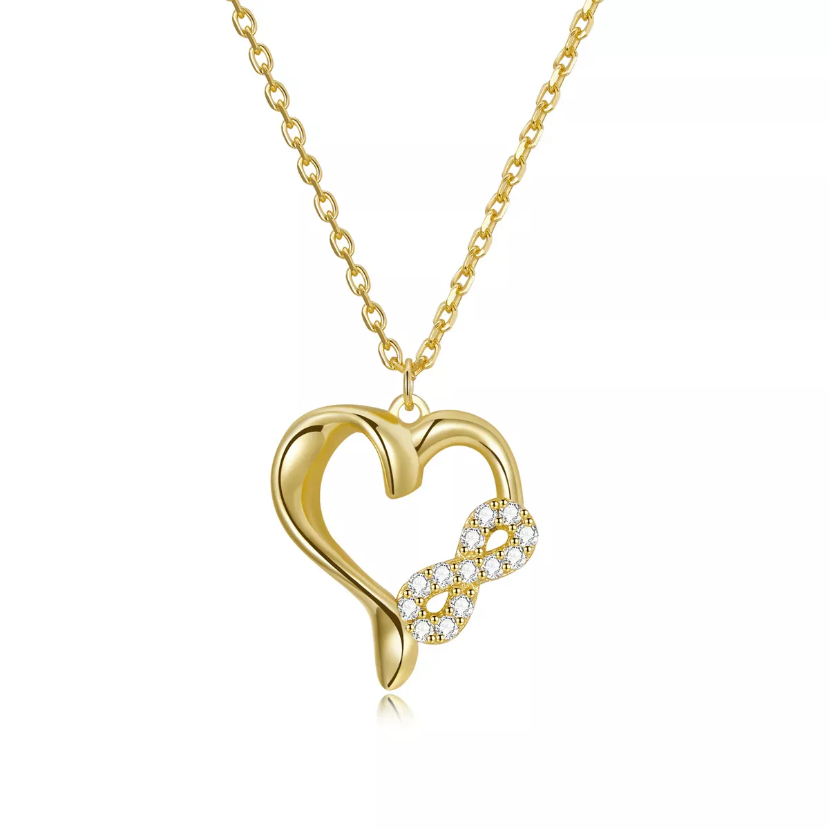 Pandora Style Infinite Love Necklace - BSN236