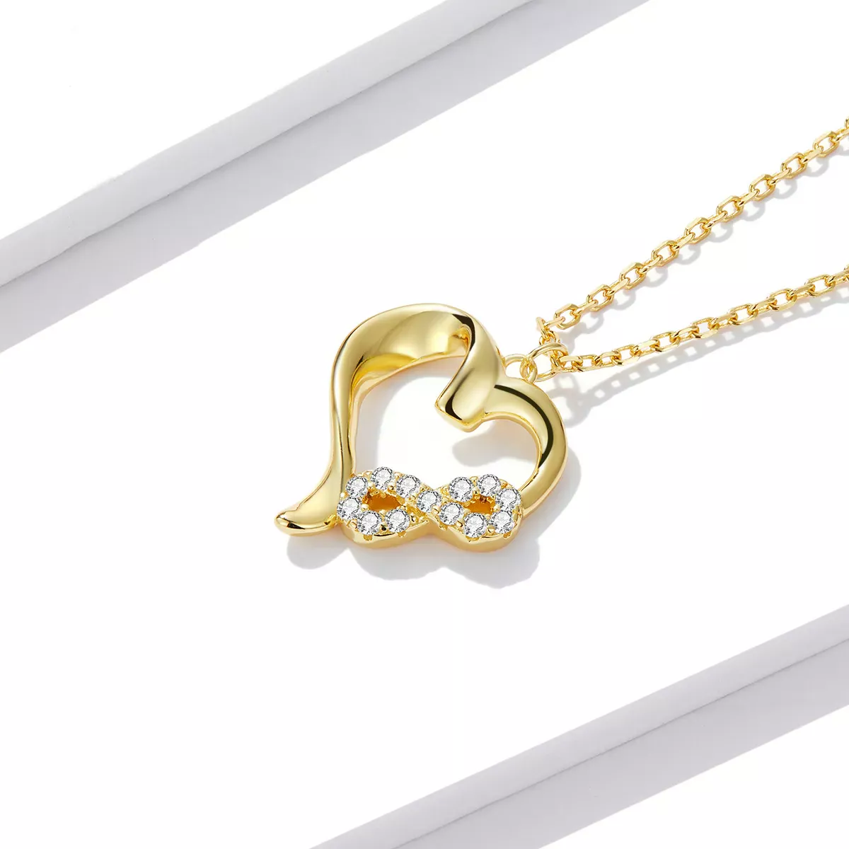 Pandora Style Infinite Love Necklace - BSN236