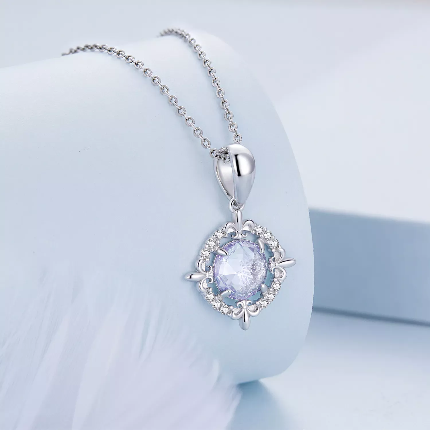 Pandora Style Iris Necklace Pendant - BSC626