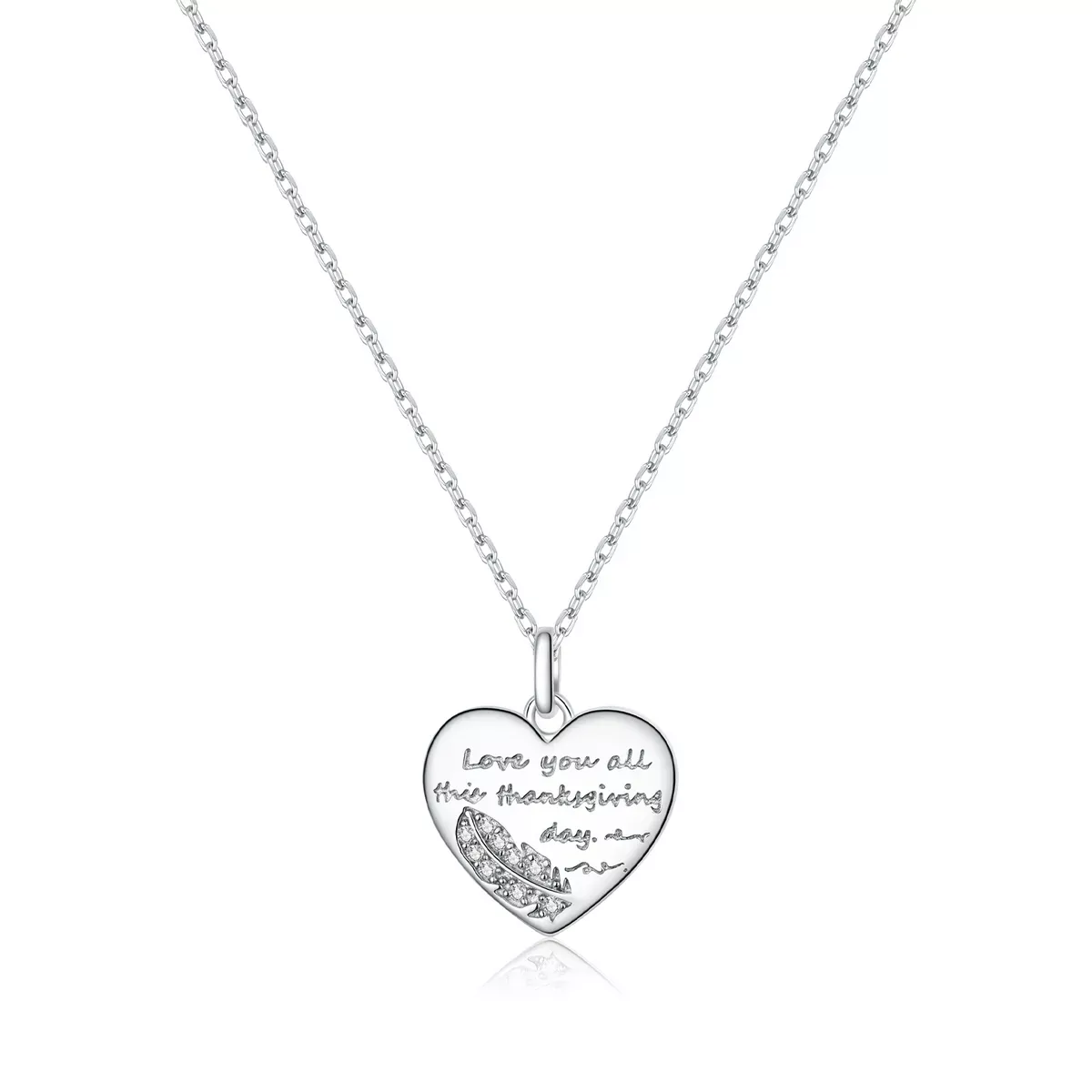 Pandora Style Love Letter Necklace - BSN196