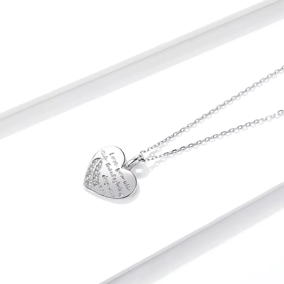 Pandora Style Love Letter Necklace - BSN196