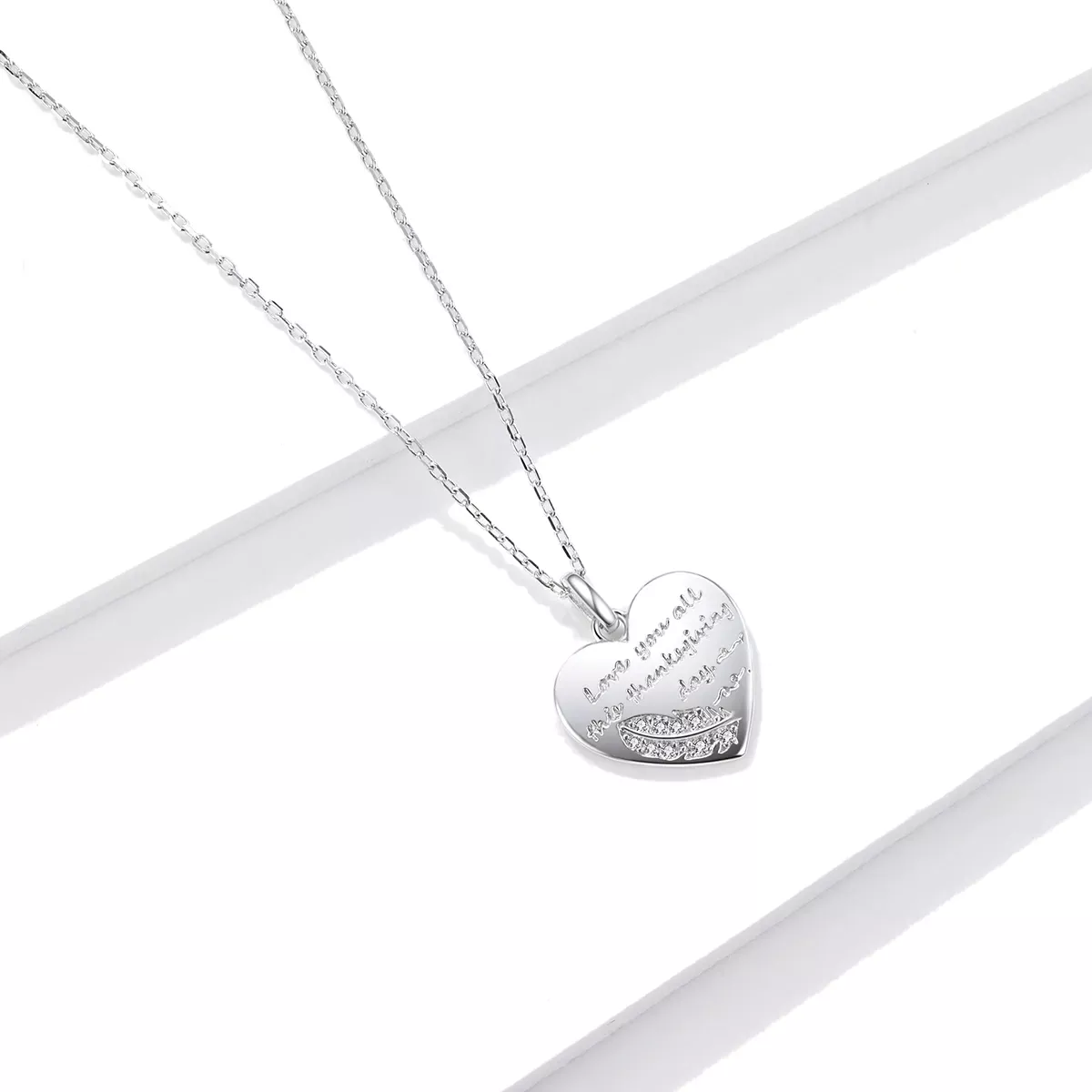 Pandora Style Love Letter Necklace - BSN196