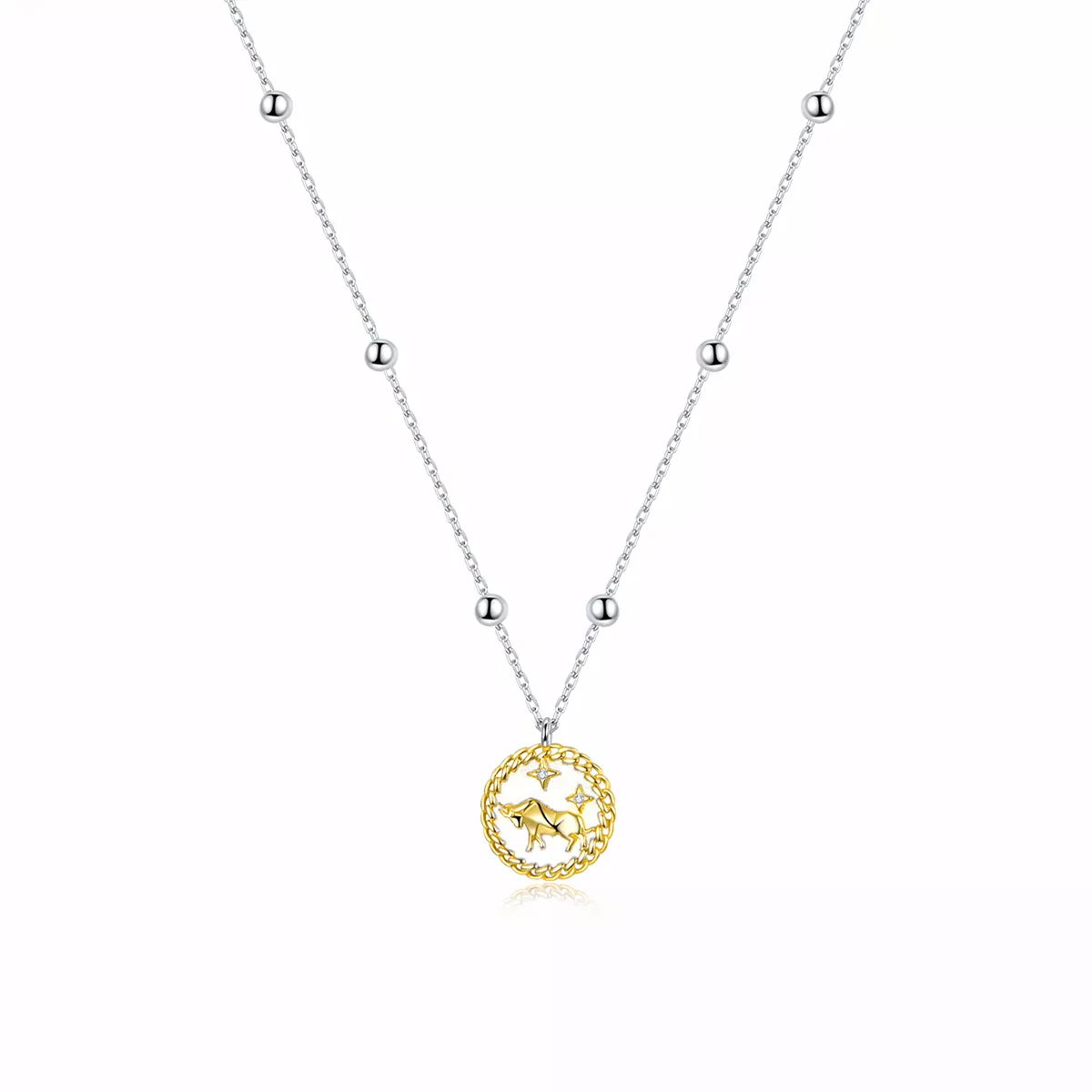 Pandora Style Lucky Bull Necklace - SCN432