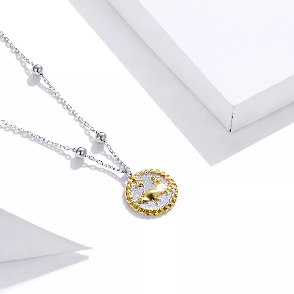 Pandora Style Lucky Bull Necklace - SCN432
