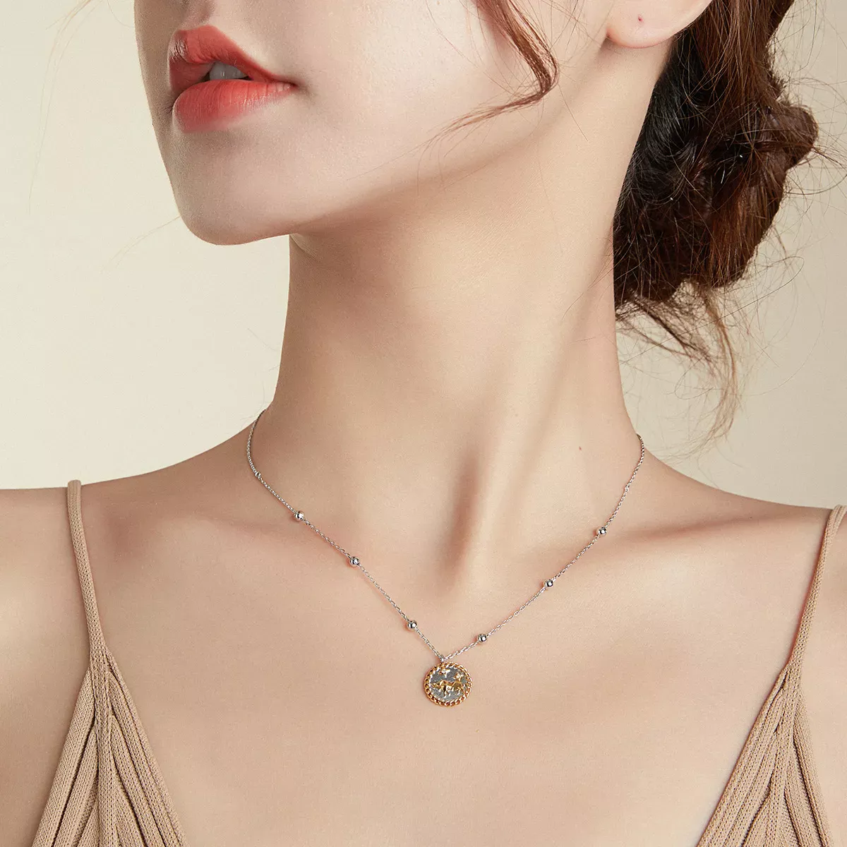 Pandora Style Lucky Bull Necklace - SCN432