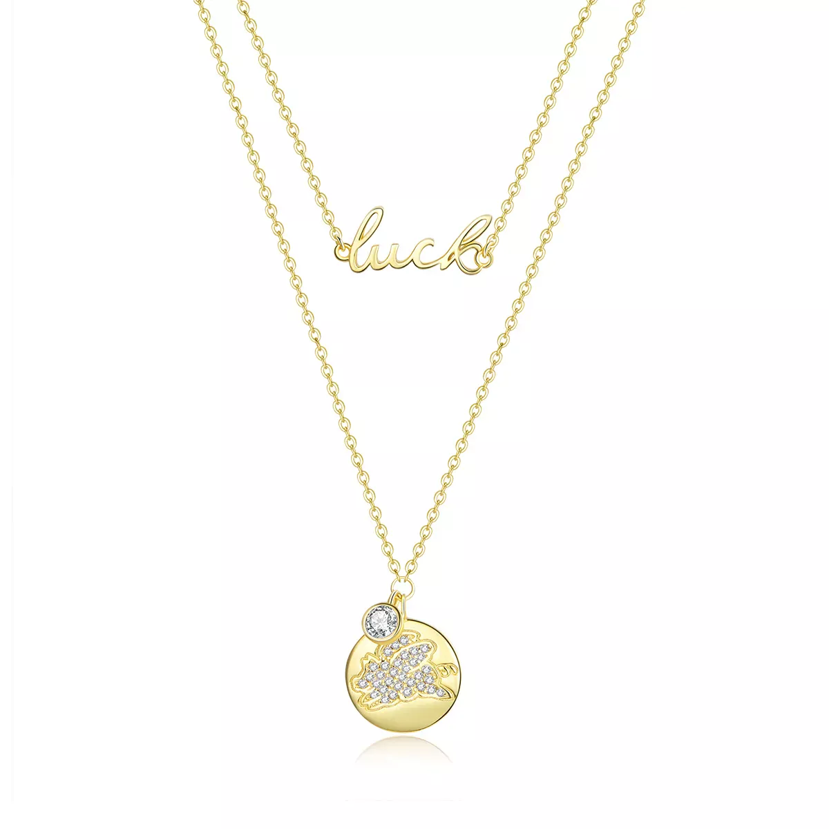 Pandora Style Lucky Pig Necklace - BSN090