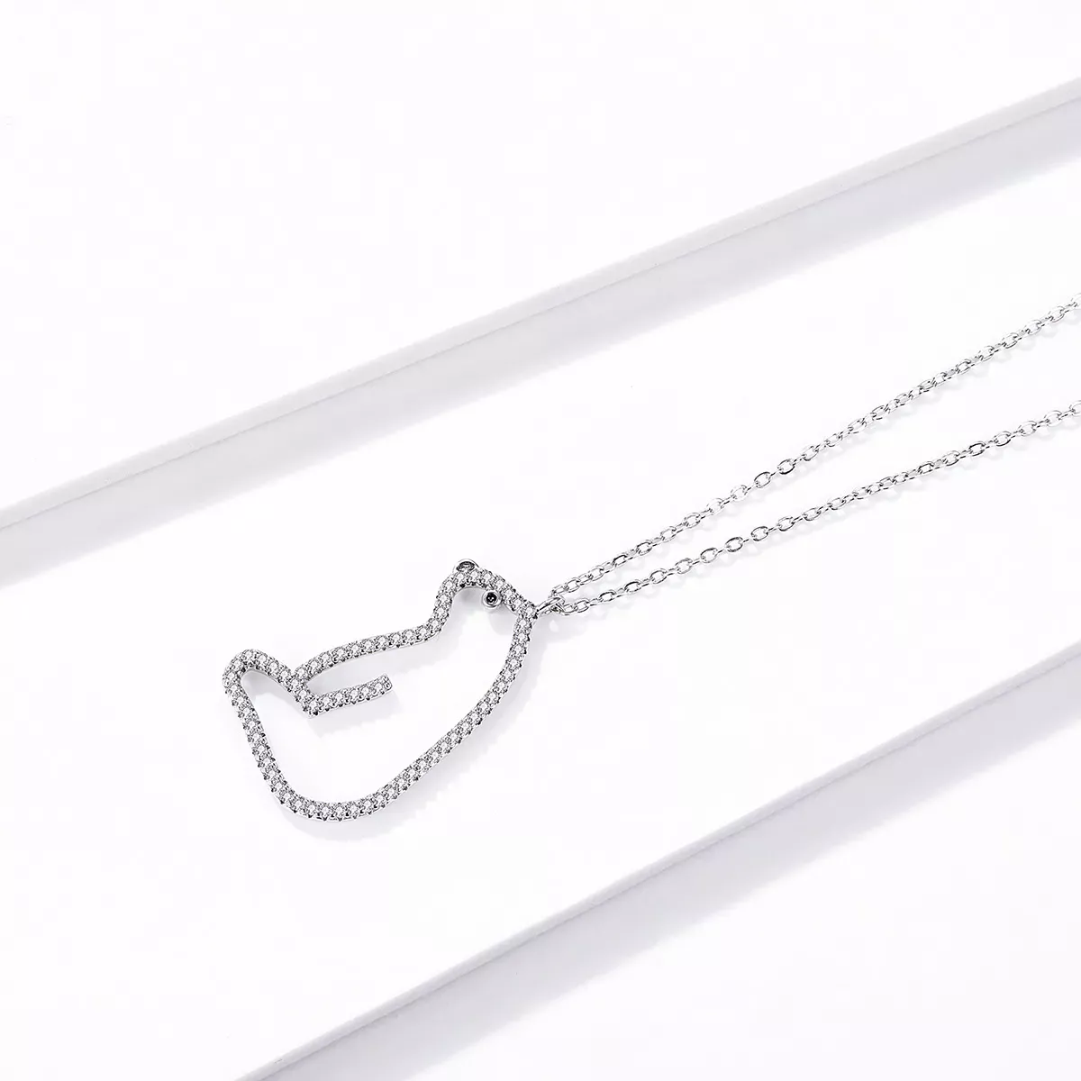 Pandora Style Polar Bear Necklace - BSN195