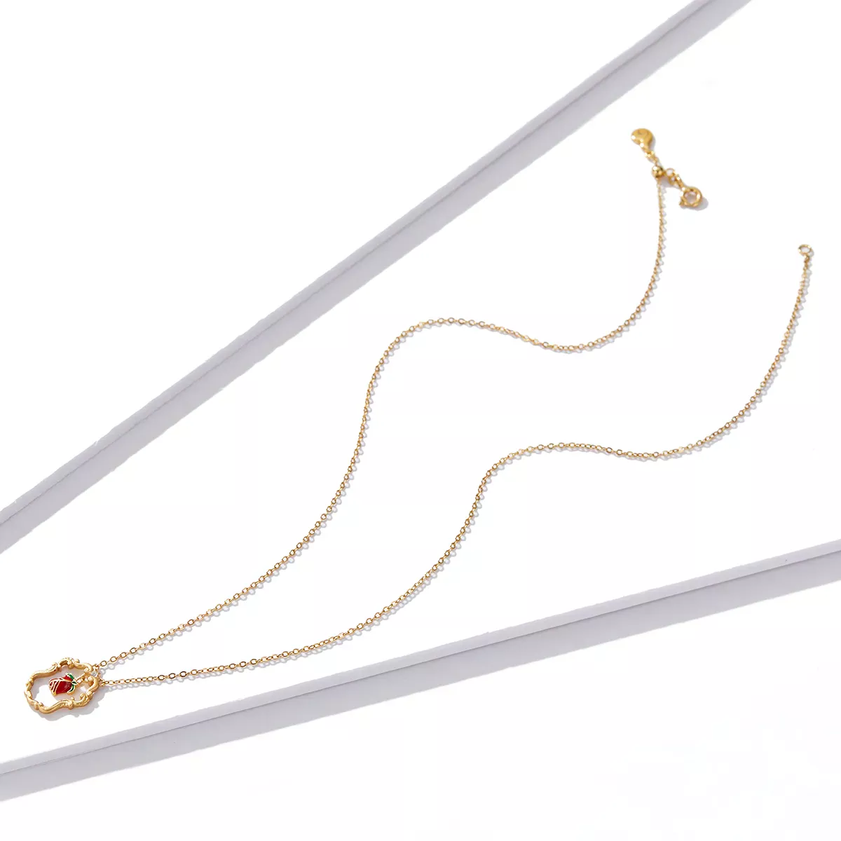 Pandora Style Retro Rose Necklace - BSN157