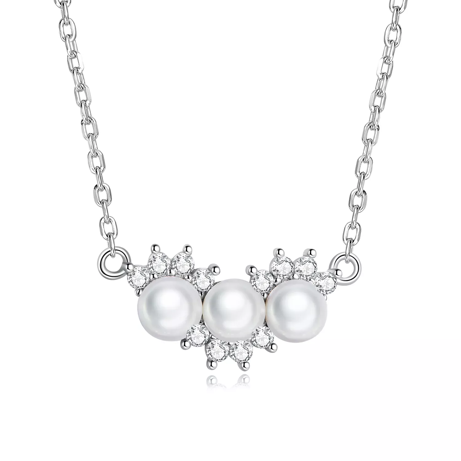 Pandora Style Shell Beads Necklace - BSN269