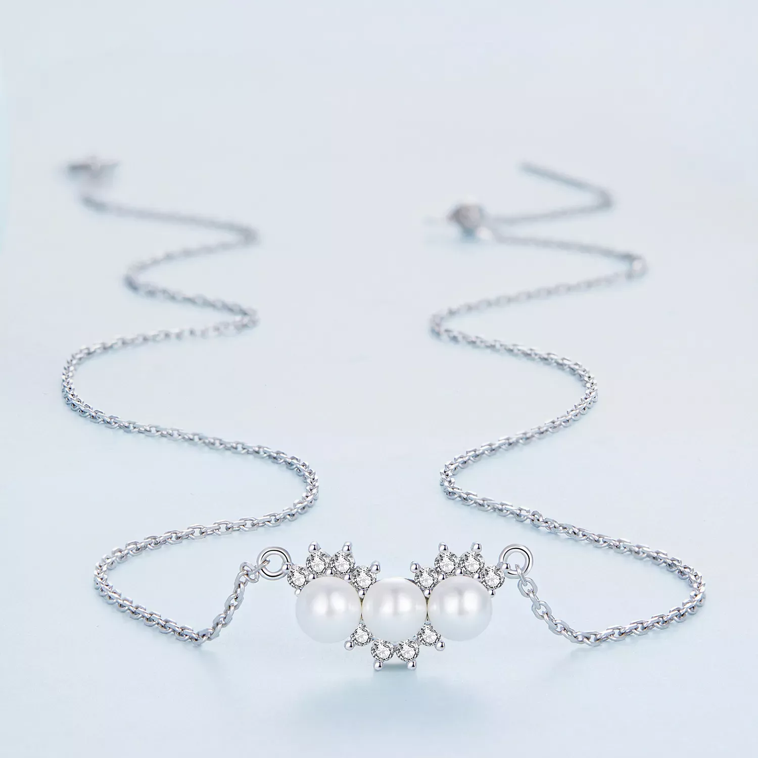 Pandora Style Shell Beads Necklace - BSN269