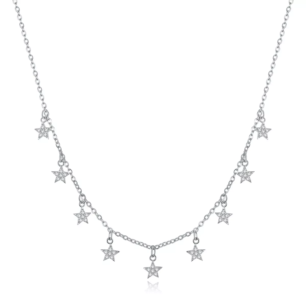 Pandora Style Star Necklace - BSN116