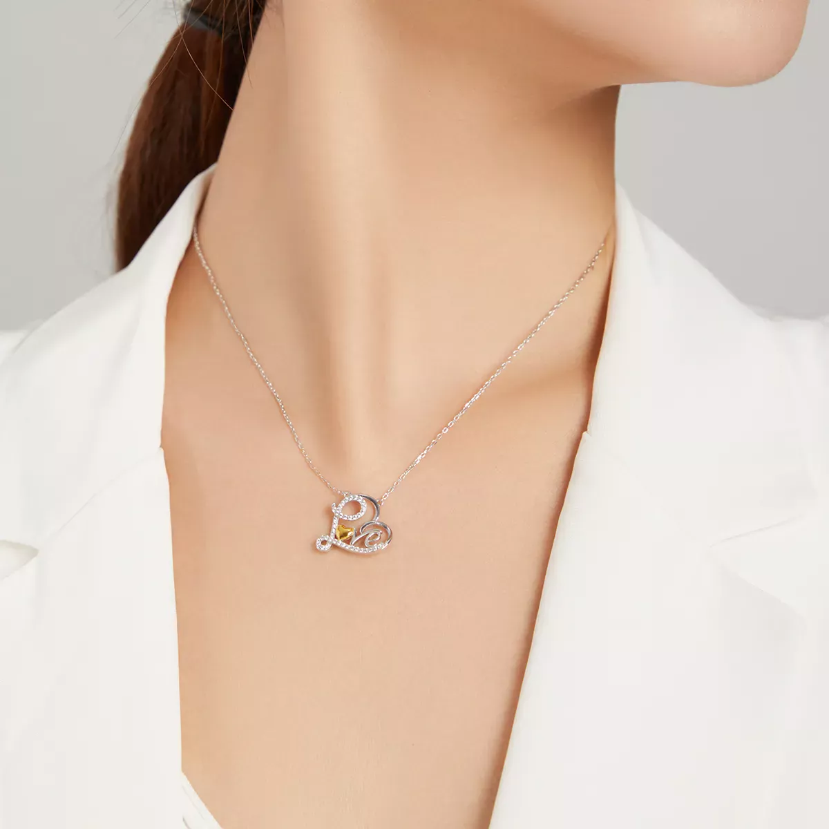 Pandora Style True Love Necklace - SCN436