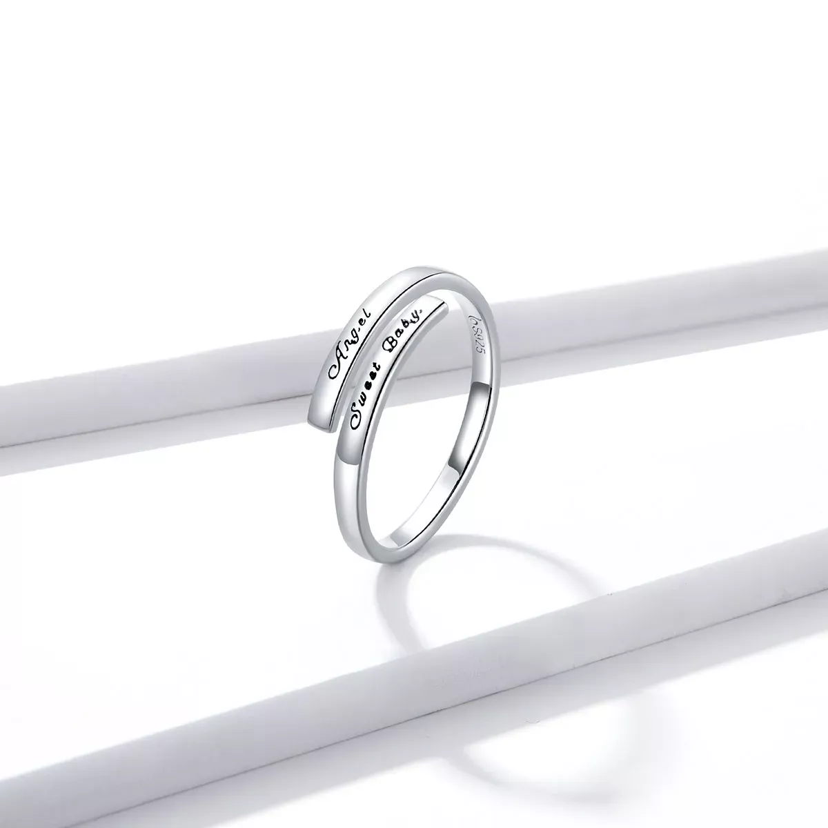 Pandora Style Angel Sweet Baby Open Ring - BSR144