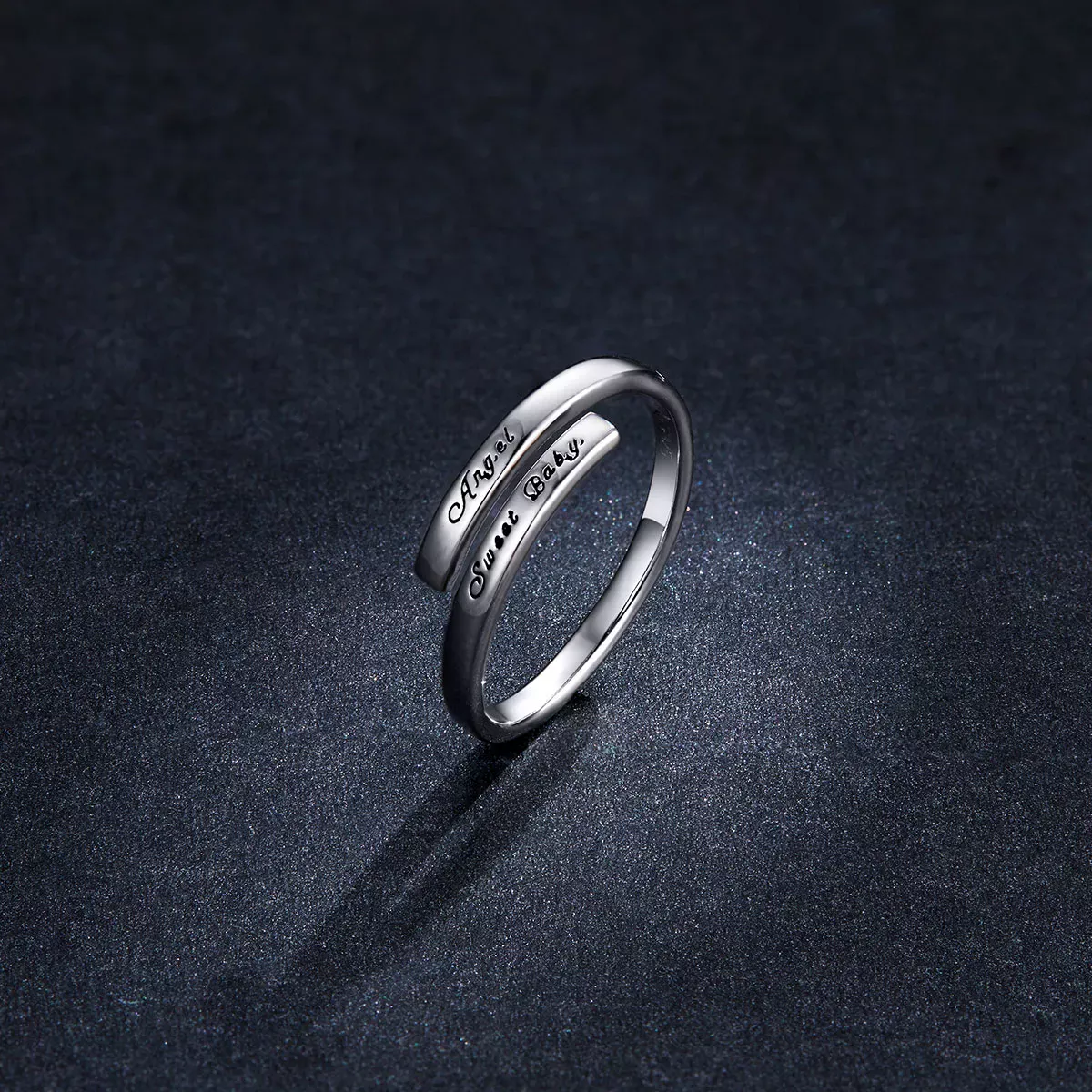 Pandora Style Angel Sweet Baby Open Ring - BSR144