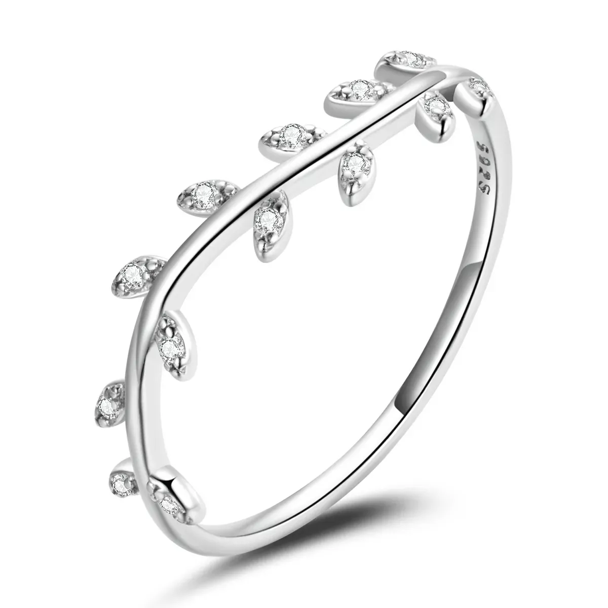 Pandora Style Beautiful Leaves Ring - BSR210-A Pandora Style Beautiful Leaves Ring - BSR210-A